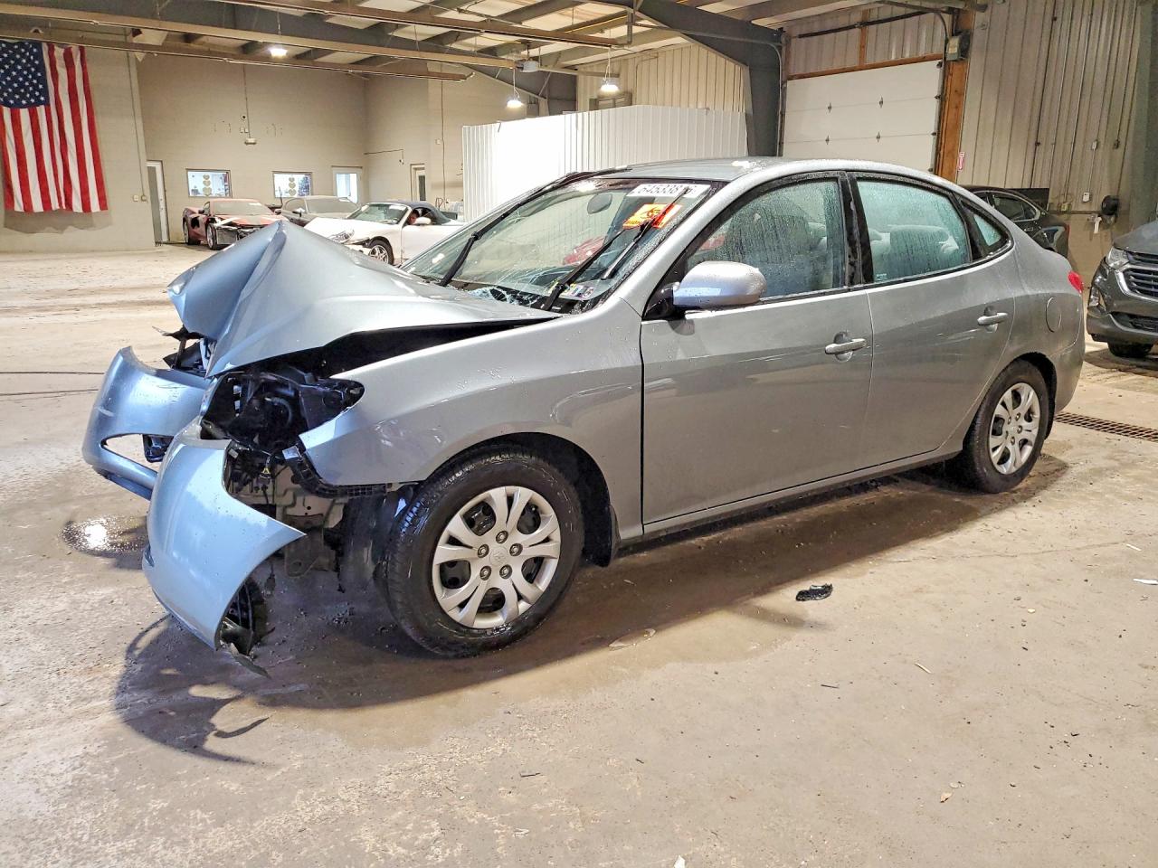 2009 Hyundai Elantra Gls Silver vin: KMHDU46DX9U816044