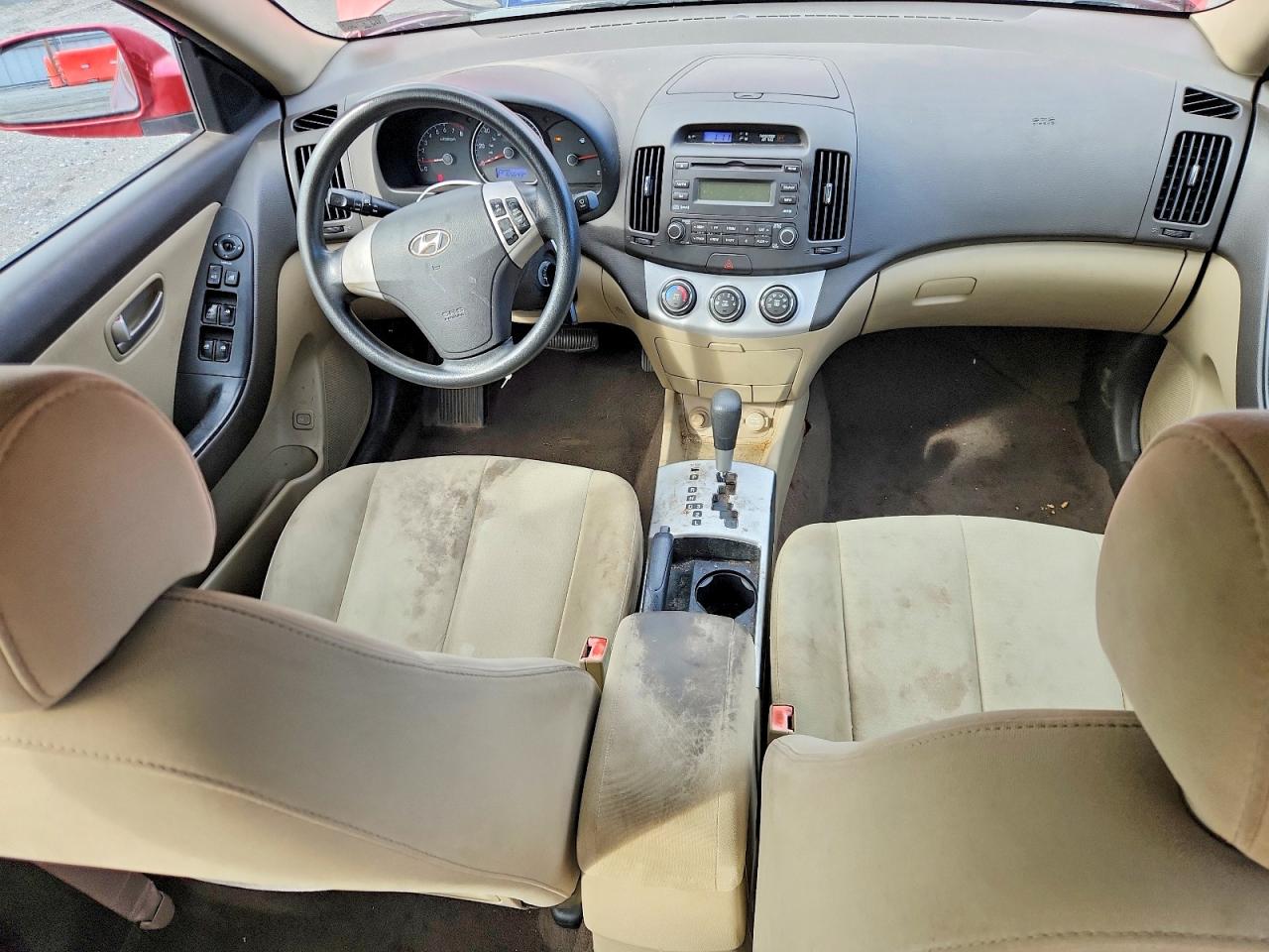 2009 Hyundai Elantra Gls Maroon vin: KMHDU46DX9U817159