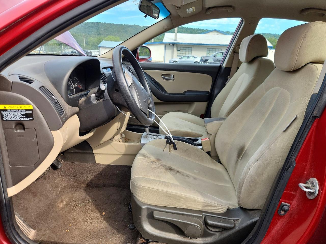 2009 Hyundai Elantra Gls Maroon vin: KMHDU46DX9U817159