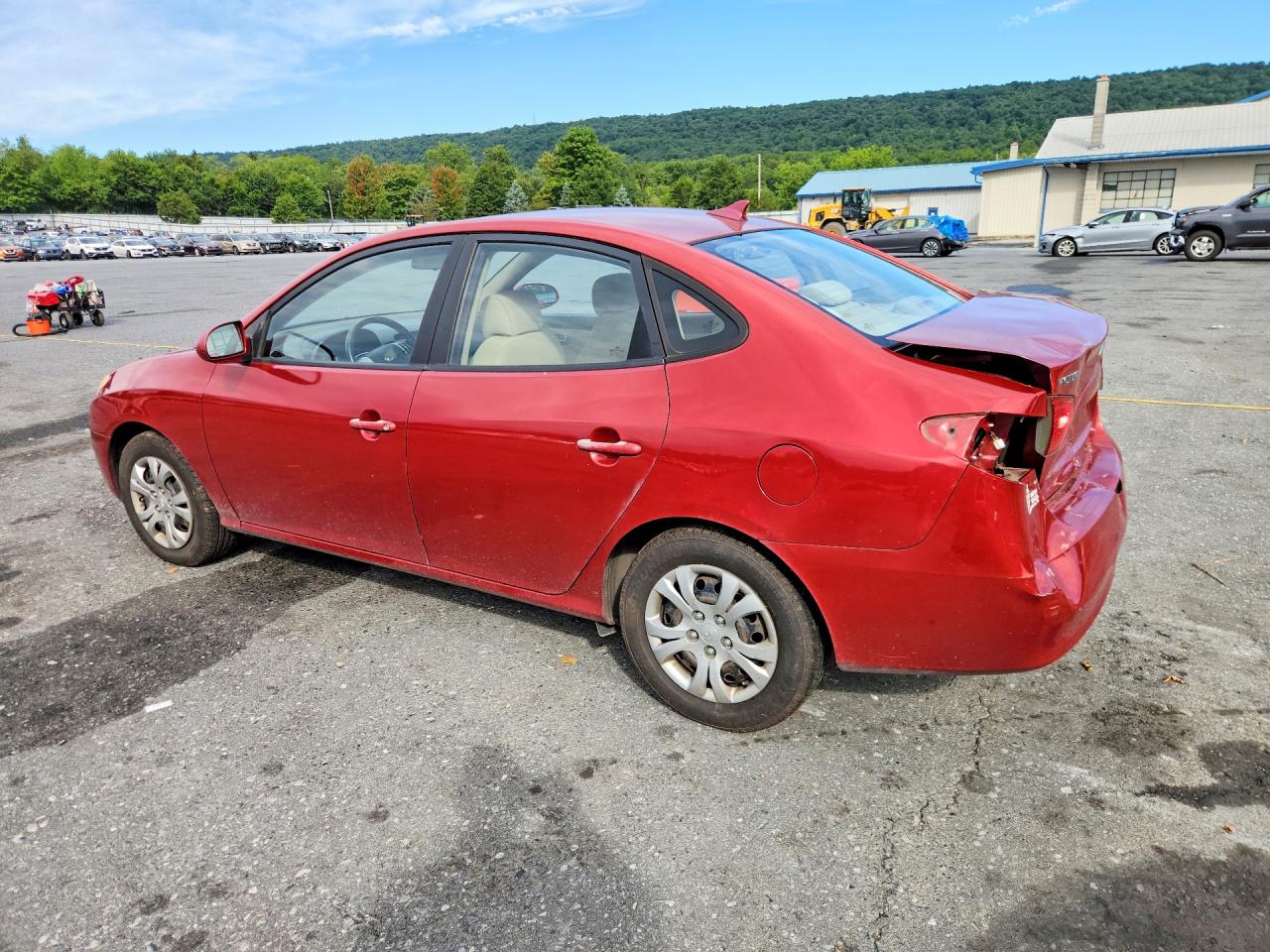 2009 Hyundai Elantra Gls Maroon vin: KMHDU46DX9U817159