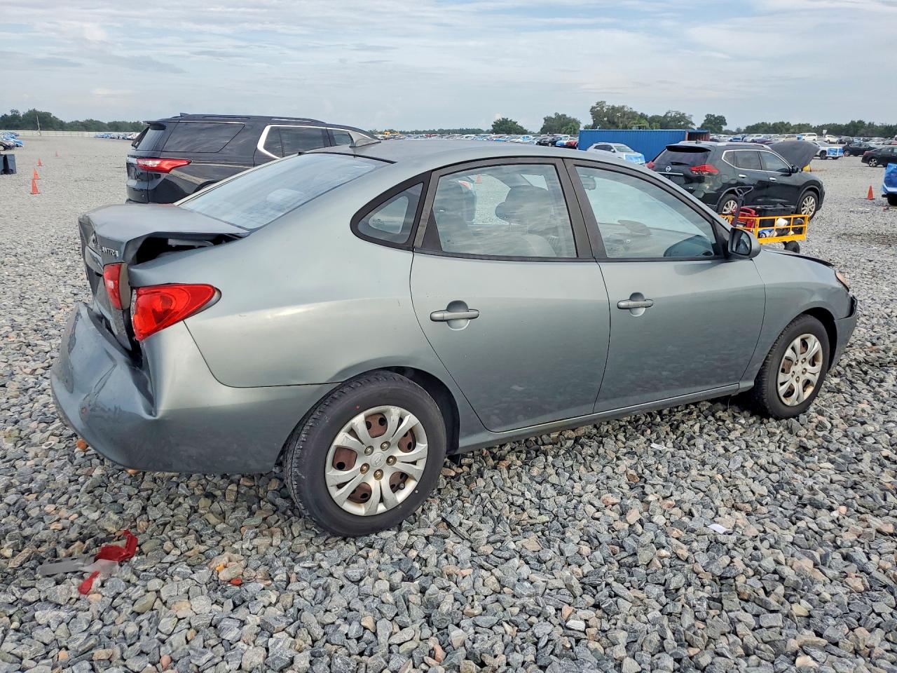 2009 Hyundai Elantra Gls Gray vin: KMHDU46DX9U825388