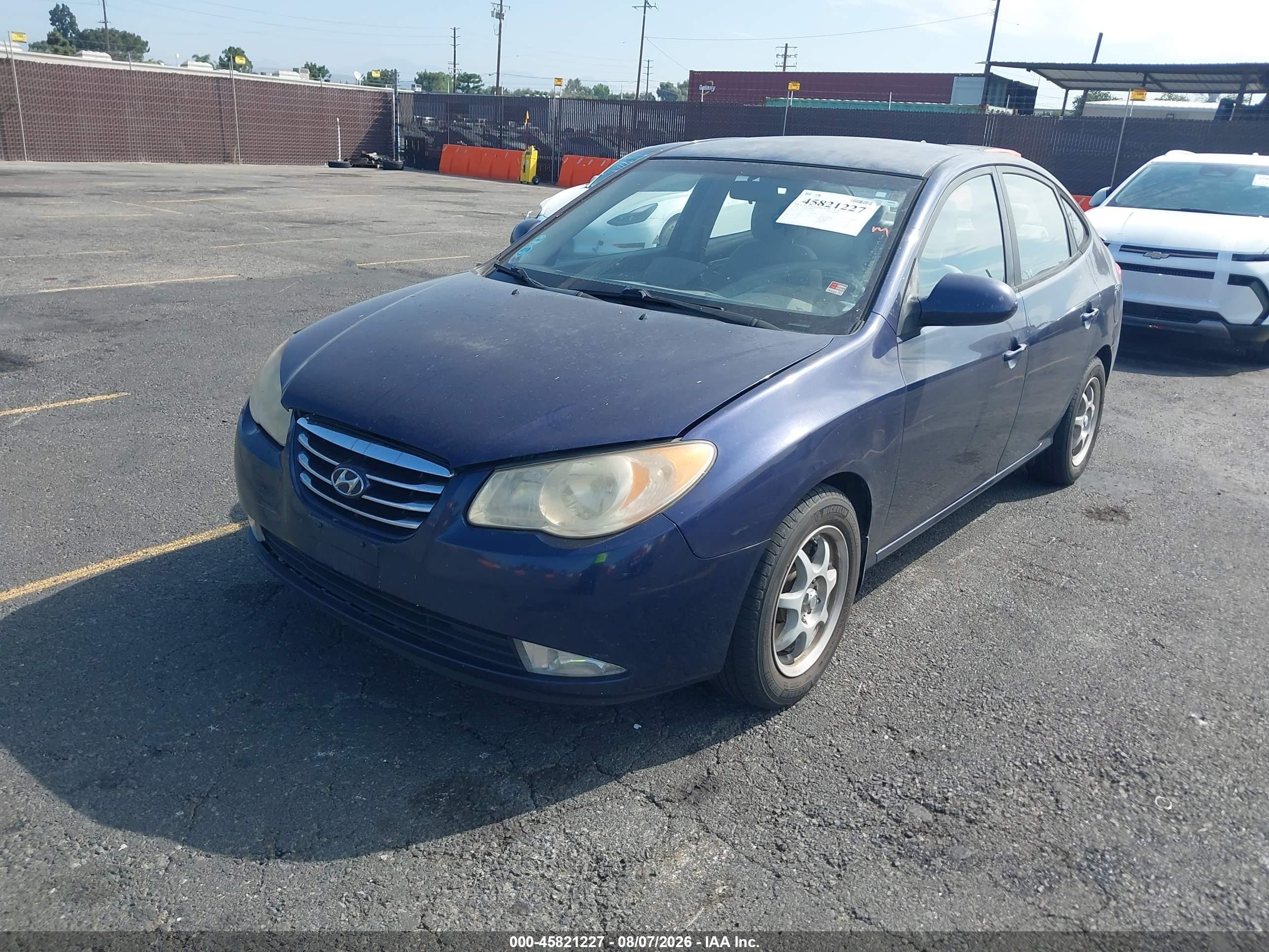 2010 Hyundai Elantra Gls Navy vin: KMHDU4AD0AU037831