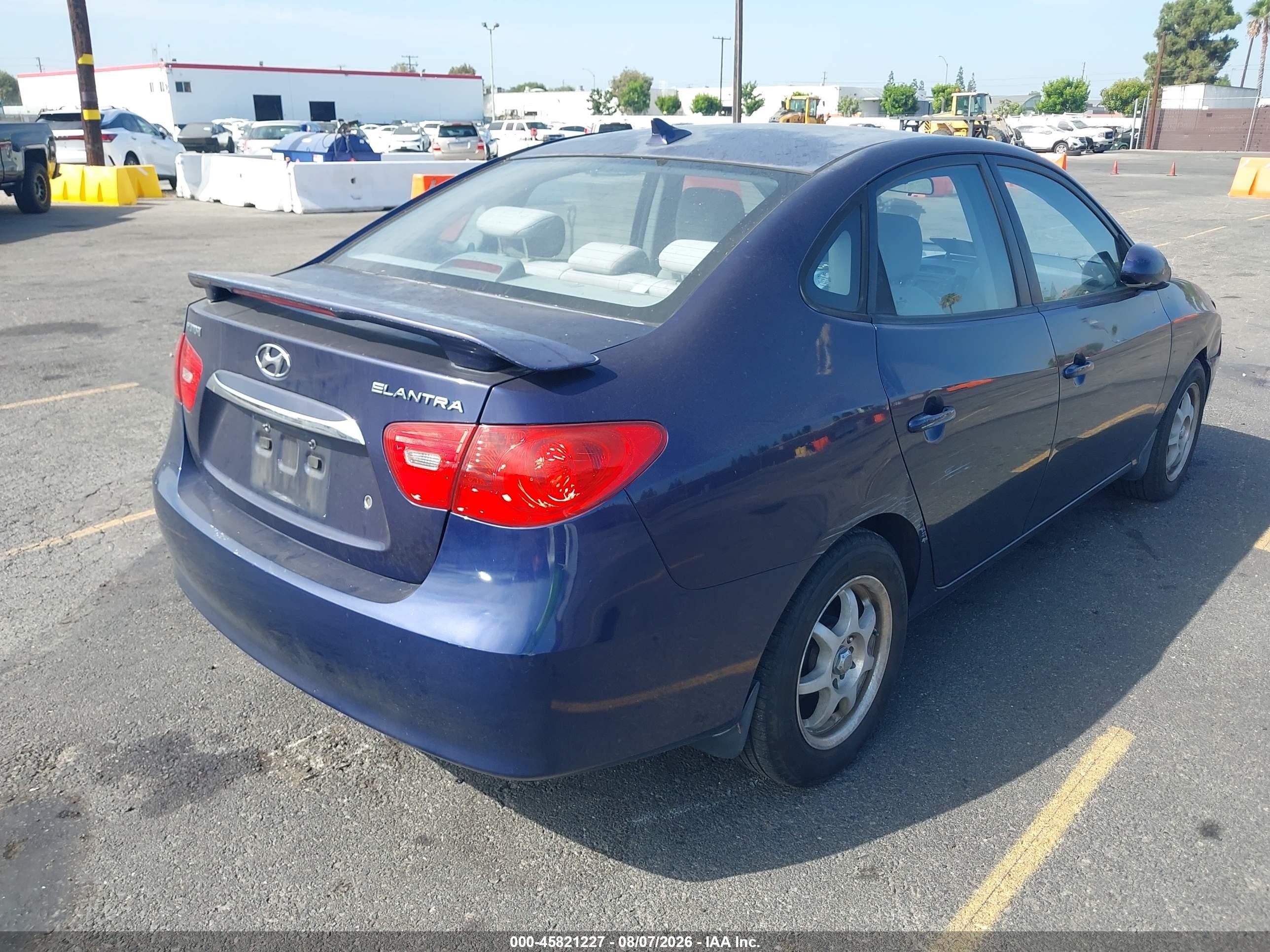 2010 Hyundai Elantra Gls Navy vin: KMHDU4AD0AU037831
