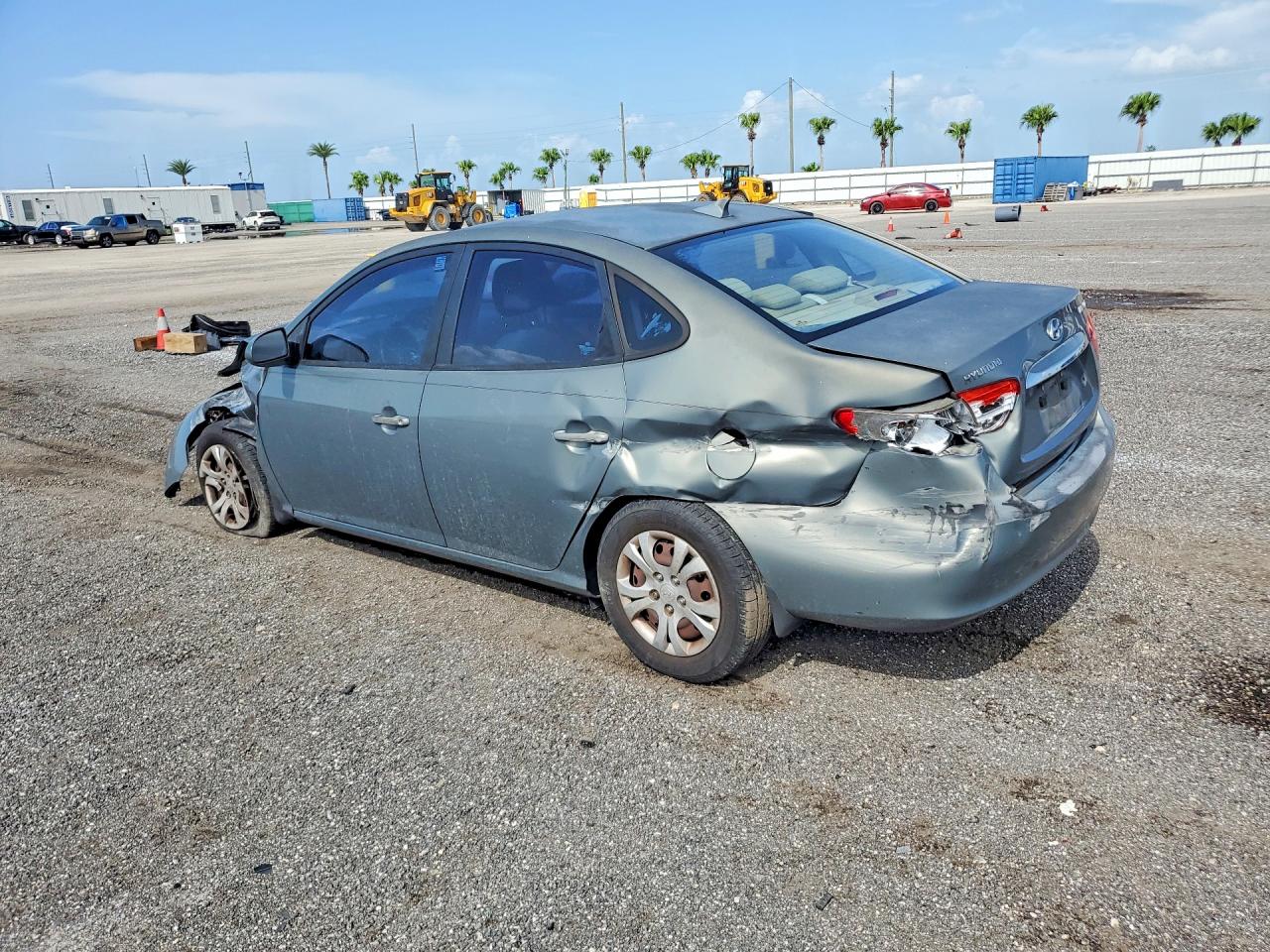 2010 Hyundai Elantra Gls Gray vin: KMHDU4AD0AU050126