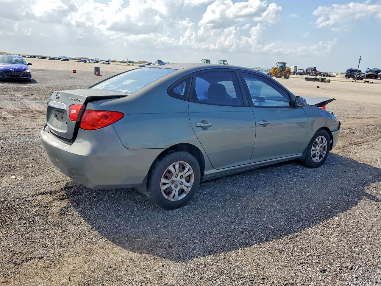 2010 Hyundai Elantra Gls Gray vin: KMHDU4AD0AU050126