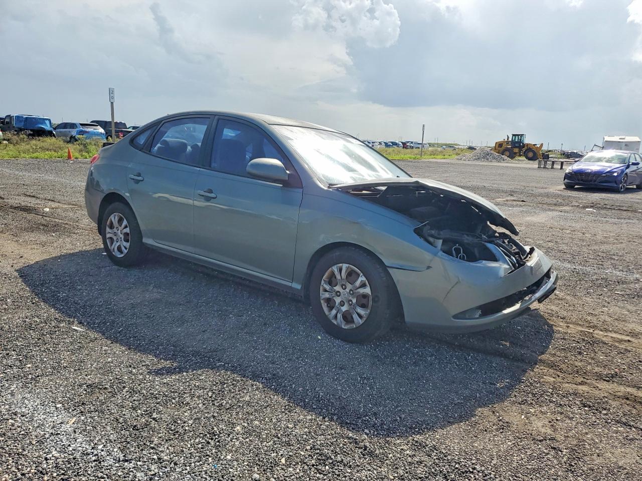 2010 Hyundai Elantra Gls Gray vin: KMHDU4AD0AU050126