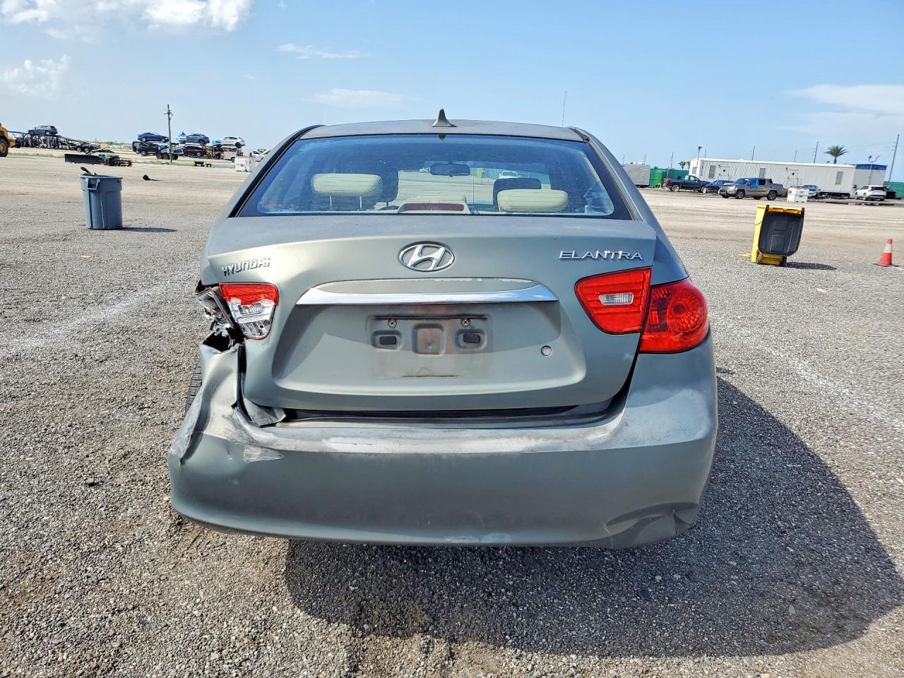 2010 Hyundai Elantra Gls Gray vin: KMHDU4AD0AU050126