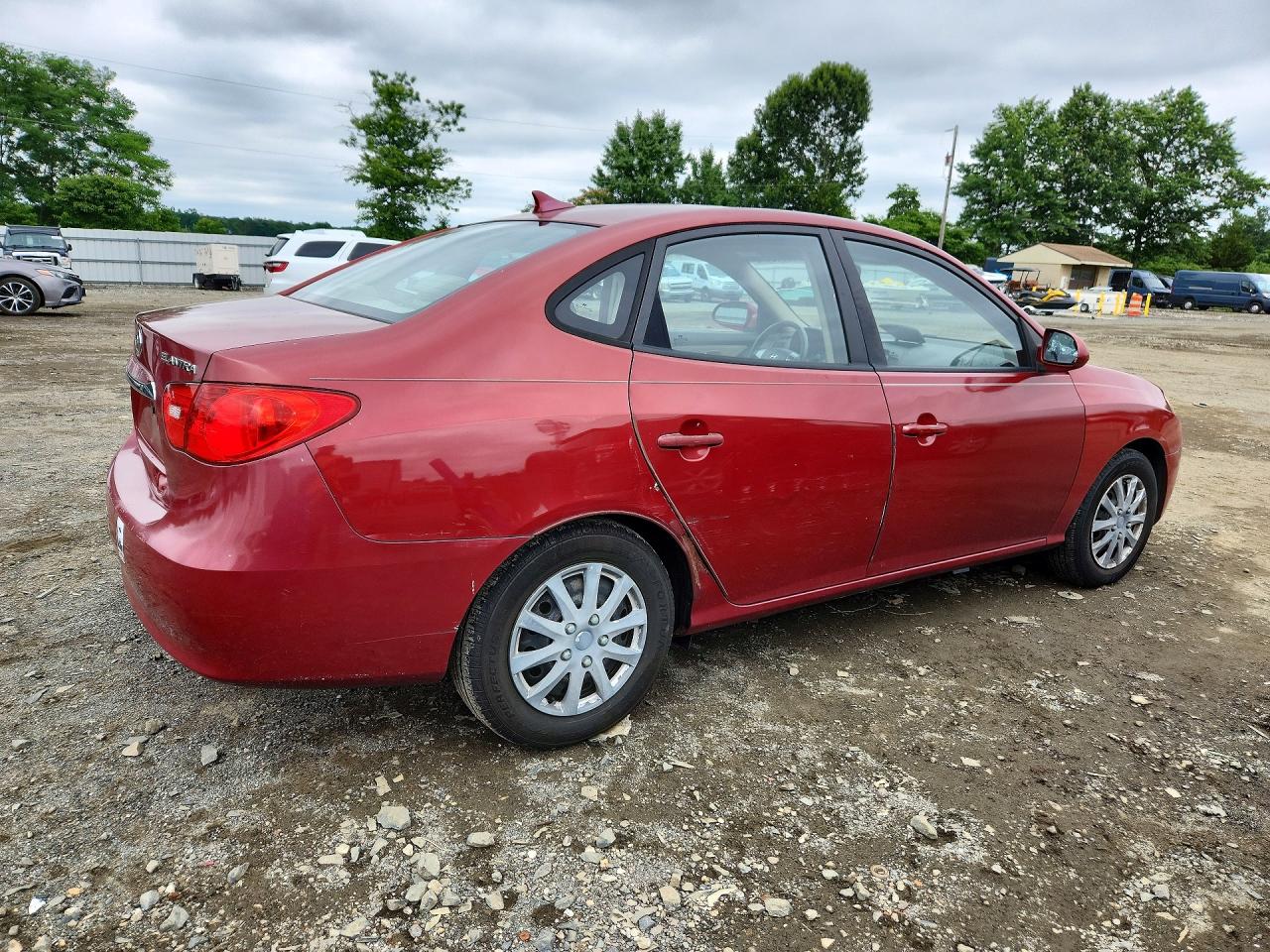 2010 Hyundai Elantra Gls Red vin: KMHDU4AD0AU129490
