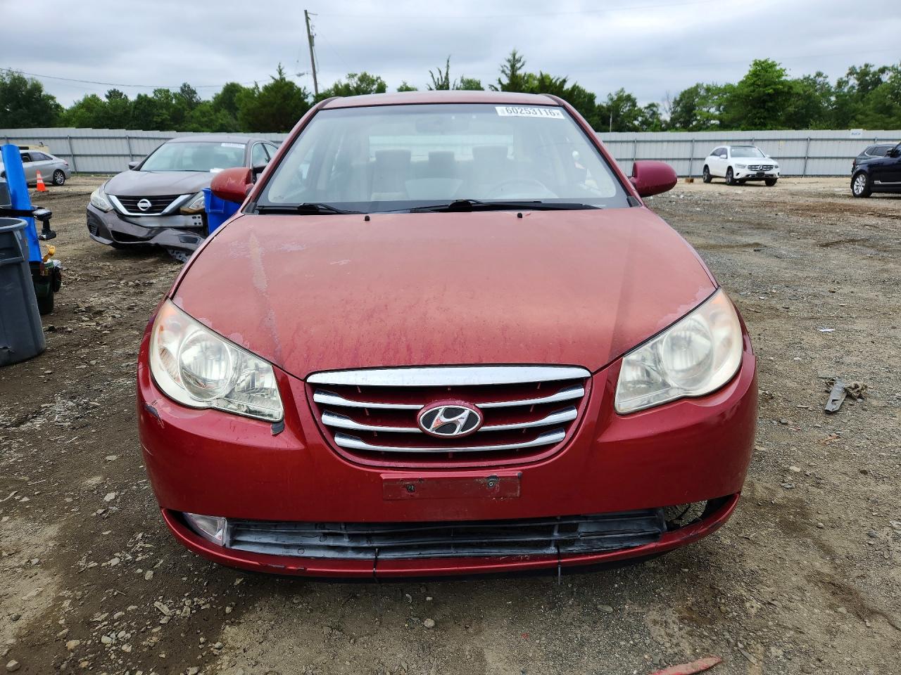 2010 Hyundai Elantra Gls Red vin: KMHDU4AD0AU129490