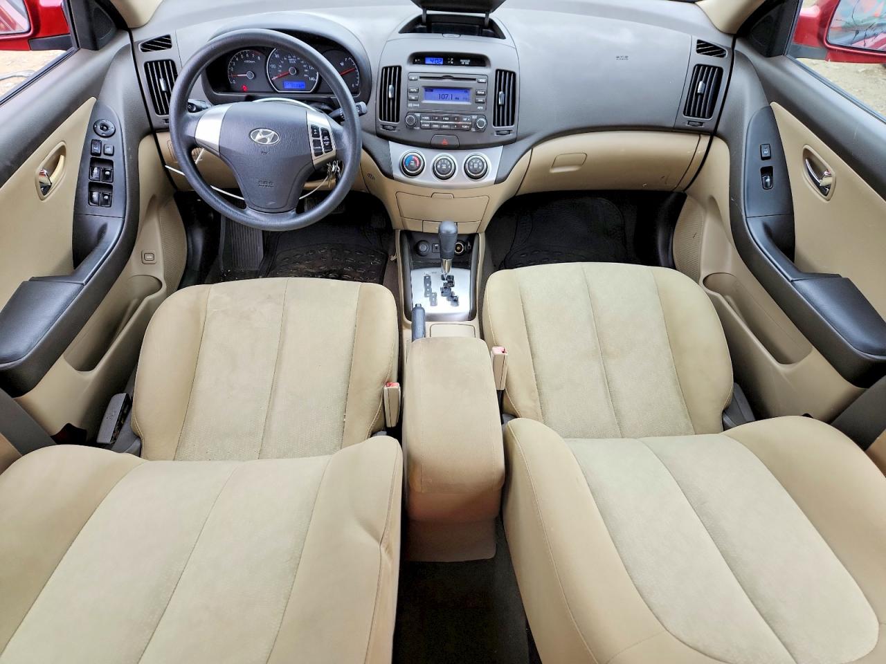 2010 Hyundai Elantra Gls Red vin: KMHDU4AD0AU129490