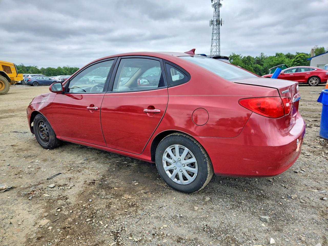 2010 Hyundai Elantra Gls Red vin: KMHDU4AD0AU129490