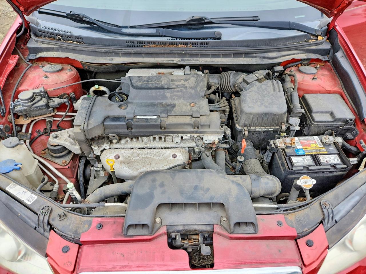 2010 Hyundai Elantra Gls Red vin: KMHDU4AD0AU129490