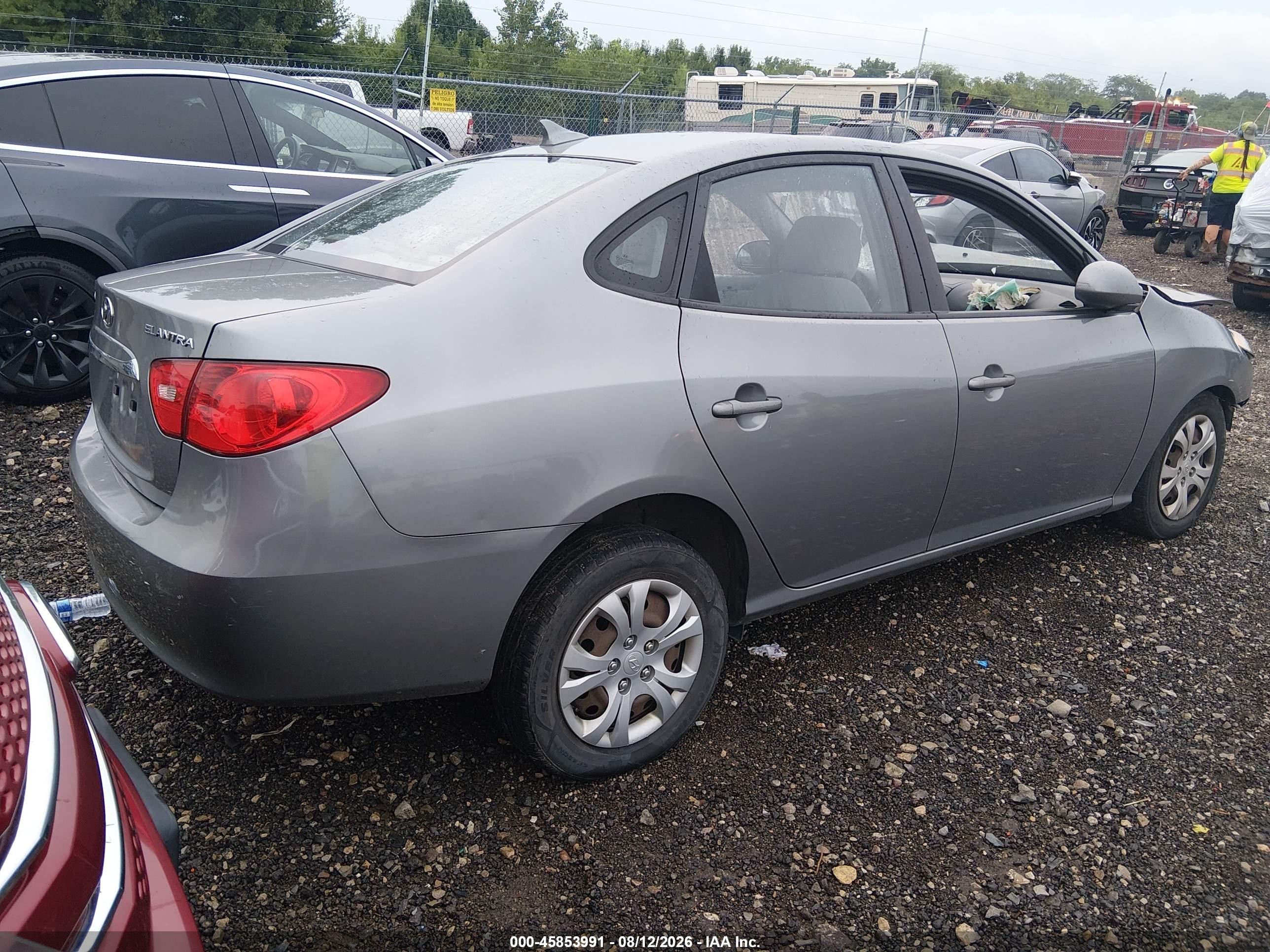 2010 Hyundai Elantra Gls Gray vin: KMHDU4AD0AU130610