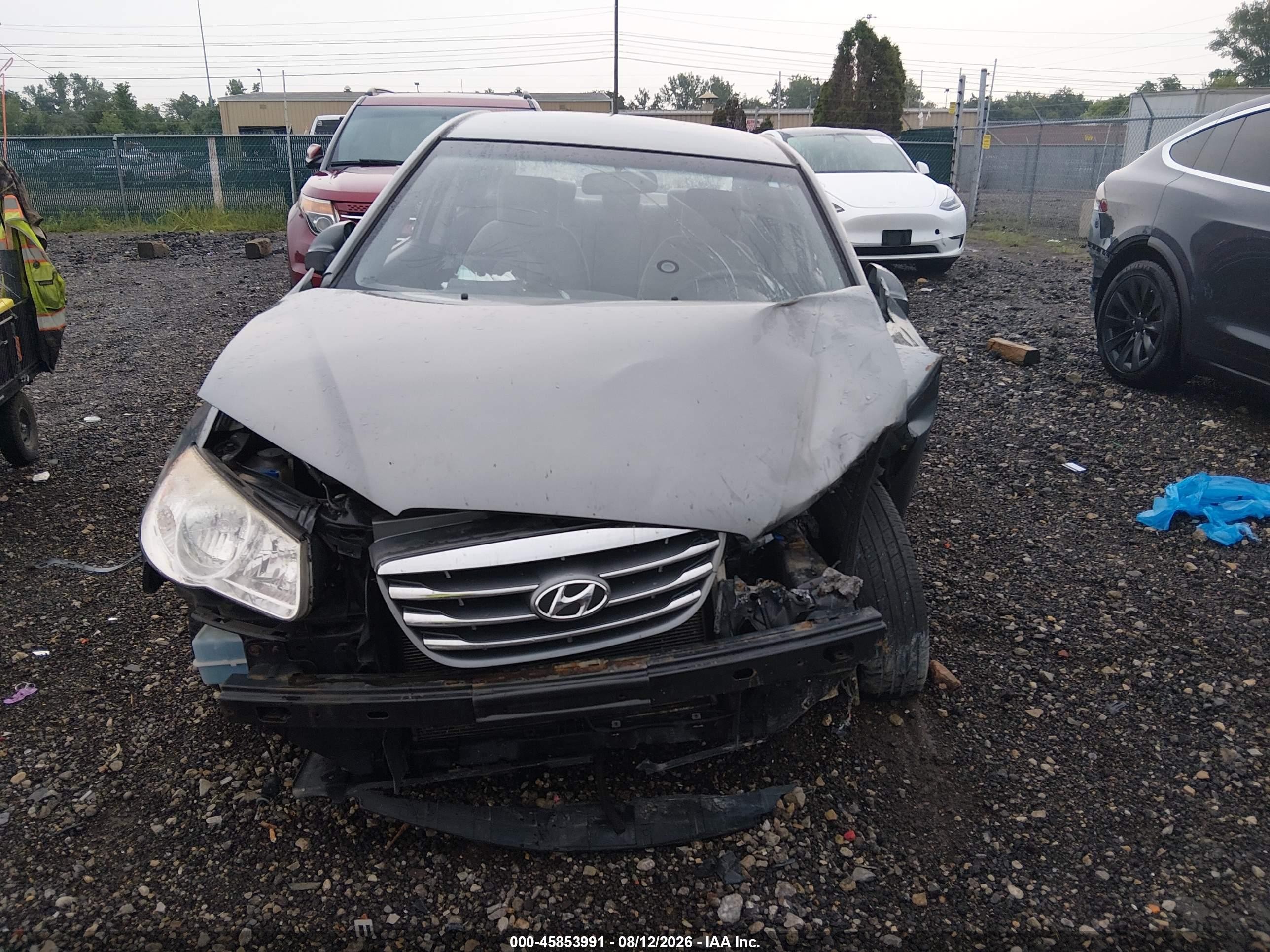 2010 Hyundai Elantra Gls Gray vin: KMHDU4AD0AU130610