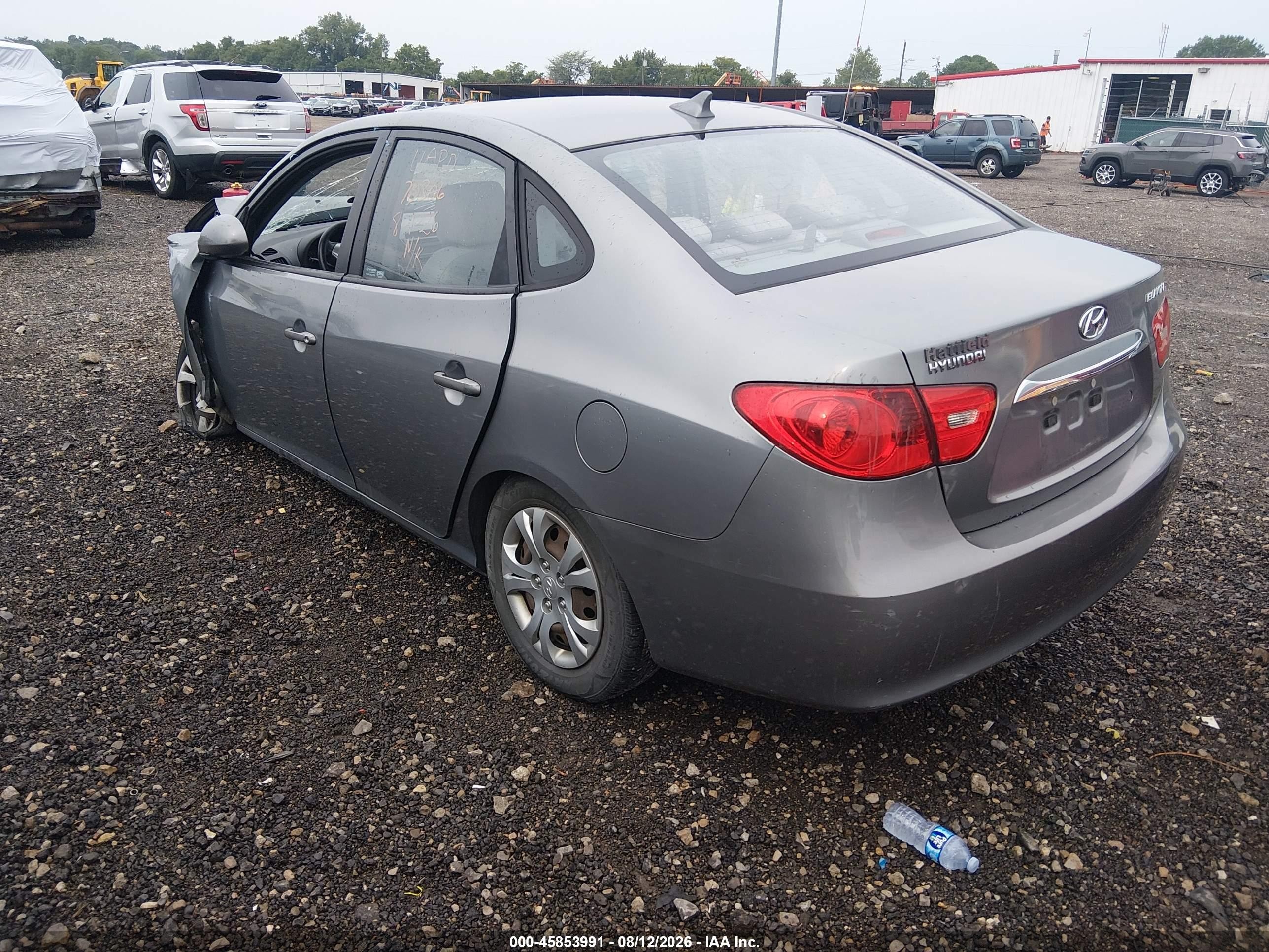 2010 Hyundai Elantra Gls Gray vin: KMHDU4AD0AU130610