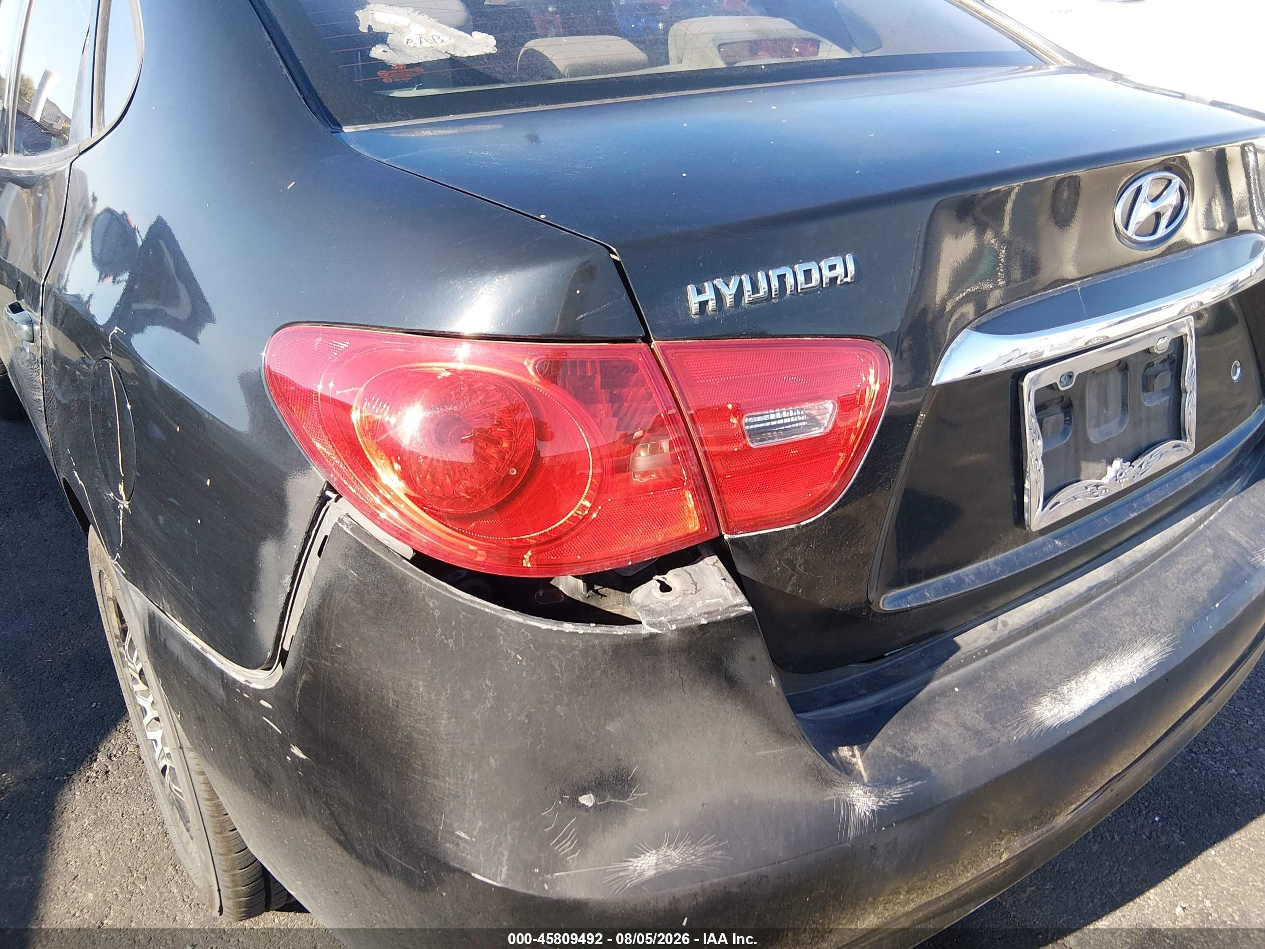 2010 Hyundai Elantra Gls Black vin: KMHDU4AD0AU131417