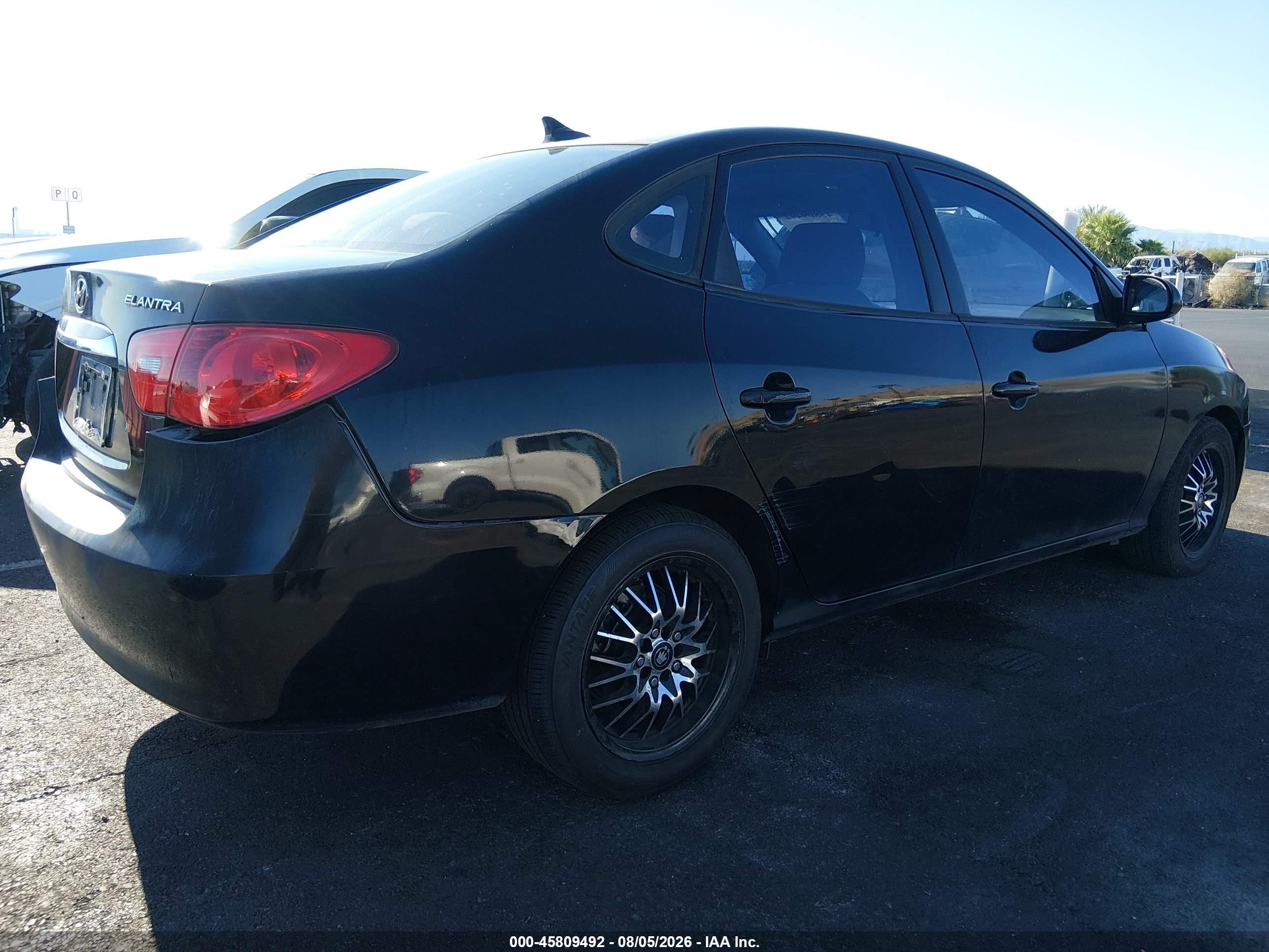 2010 Hyundai Elantra Gls Black vin: KMHDU4AD0AU131417