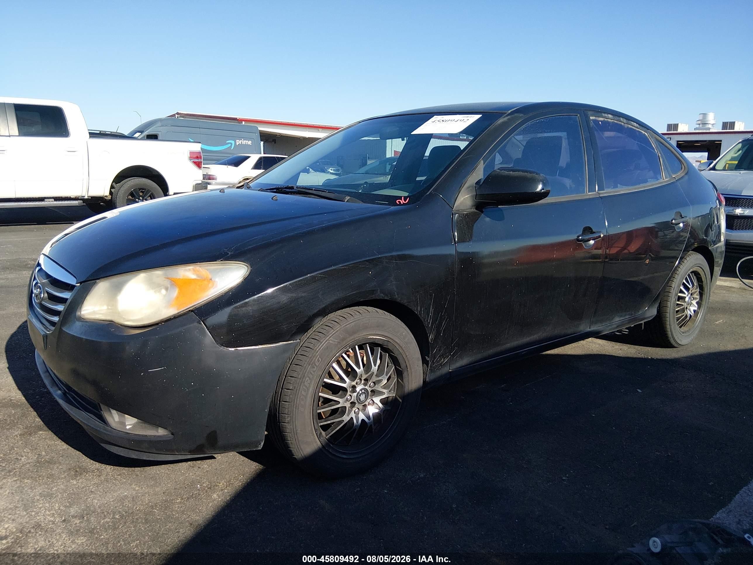 2010 Hyundai Elantra Gls Black vin: KMHDU4AD0AU131417