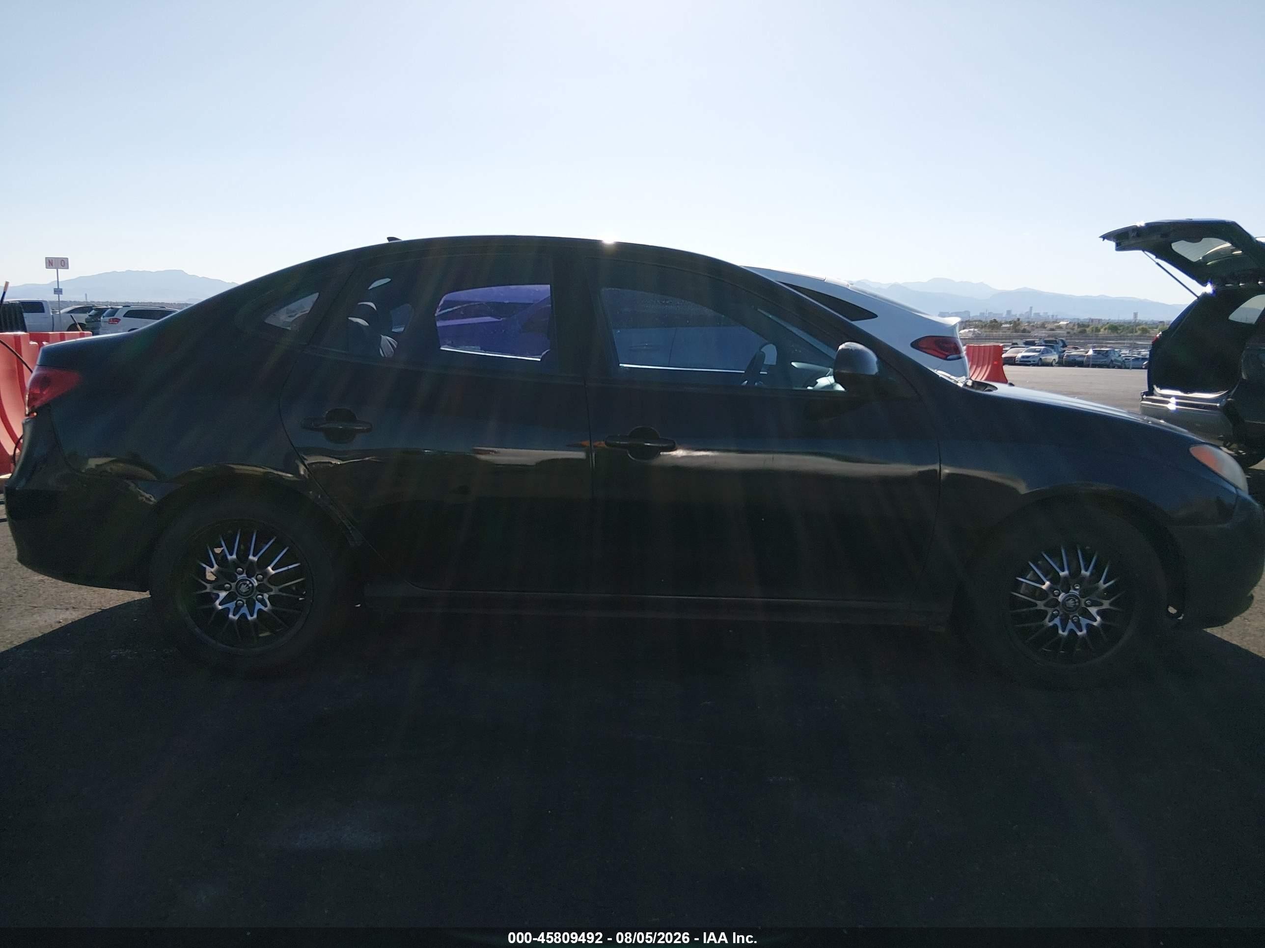 2010 Hyundai Elantra Gls Black vin: KMHDU4AD0AU131417
