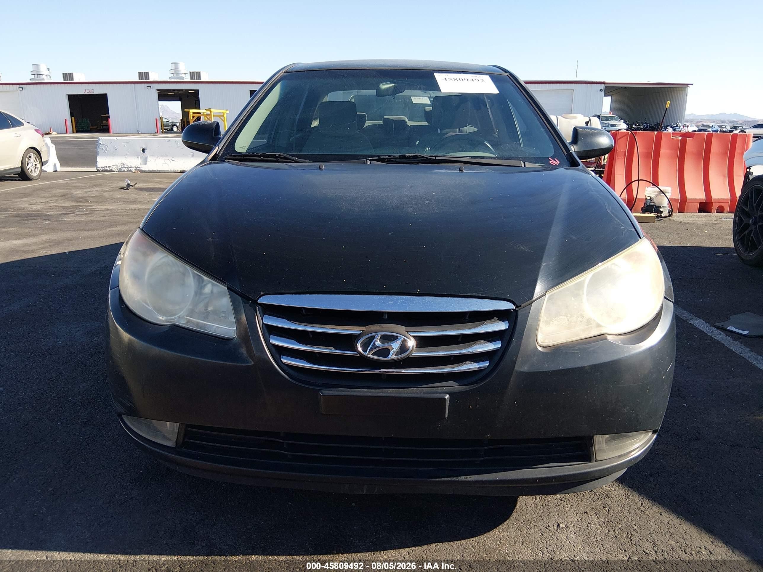 2010 Hyundai Elantra Gls Black vin: KMHDU4AD0AU131417