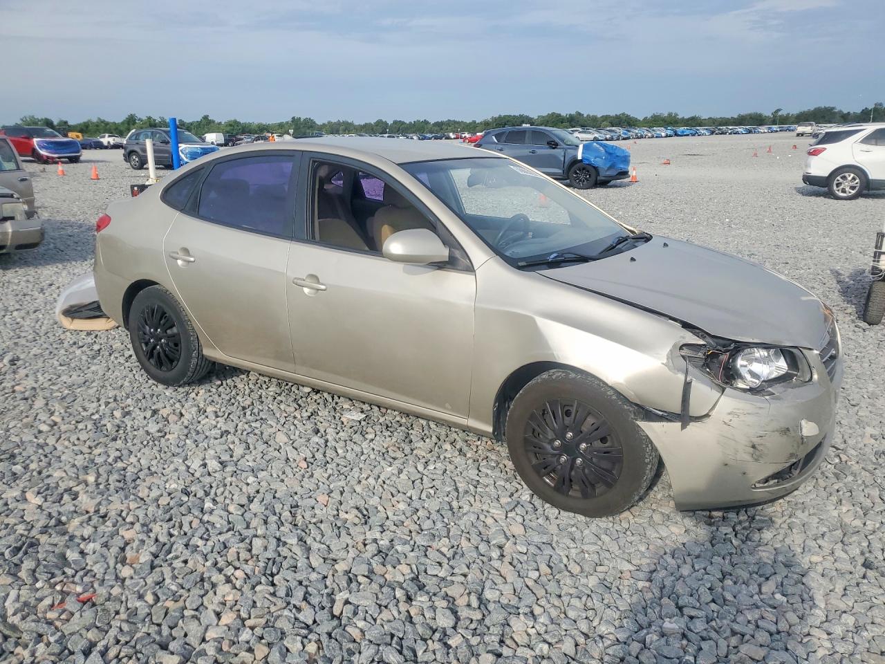 2010 Hyundai Elantra Gls Beige vin: KMHDU4AD0AU133832