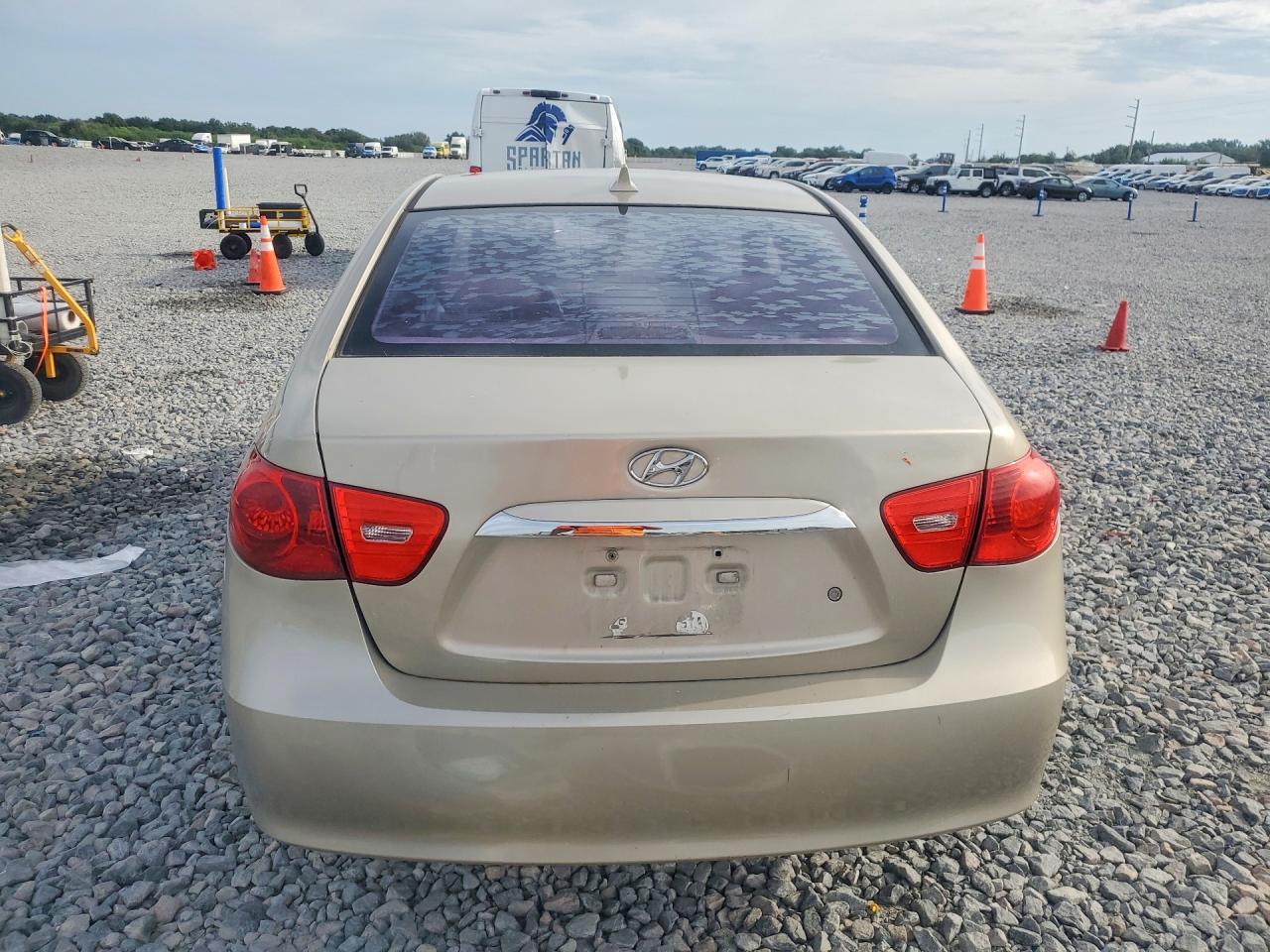 2010 Hyundai Elantra Gls Beige vin: KMHDU4AD0AU133832