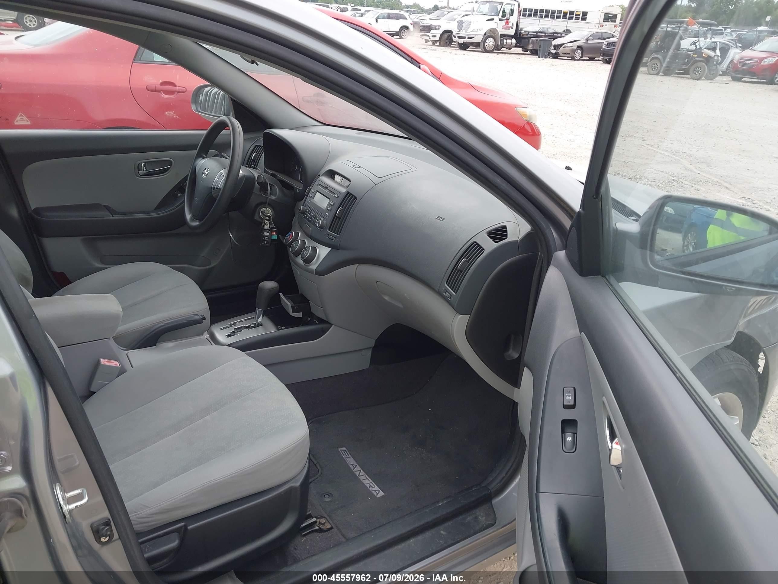 2010 Hyundai Elantra Gls Gray vin: KMHDU4AD0AU136889
