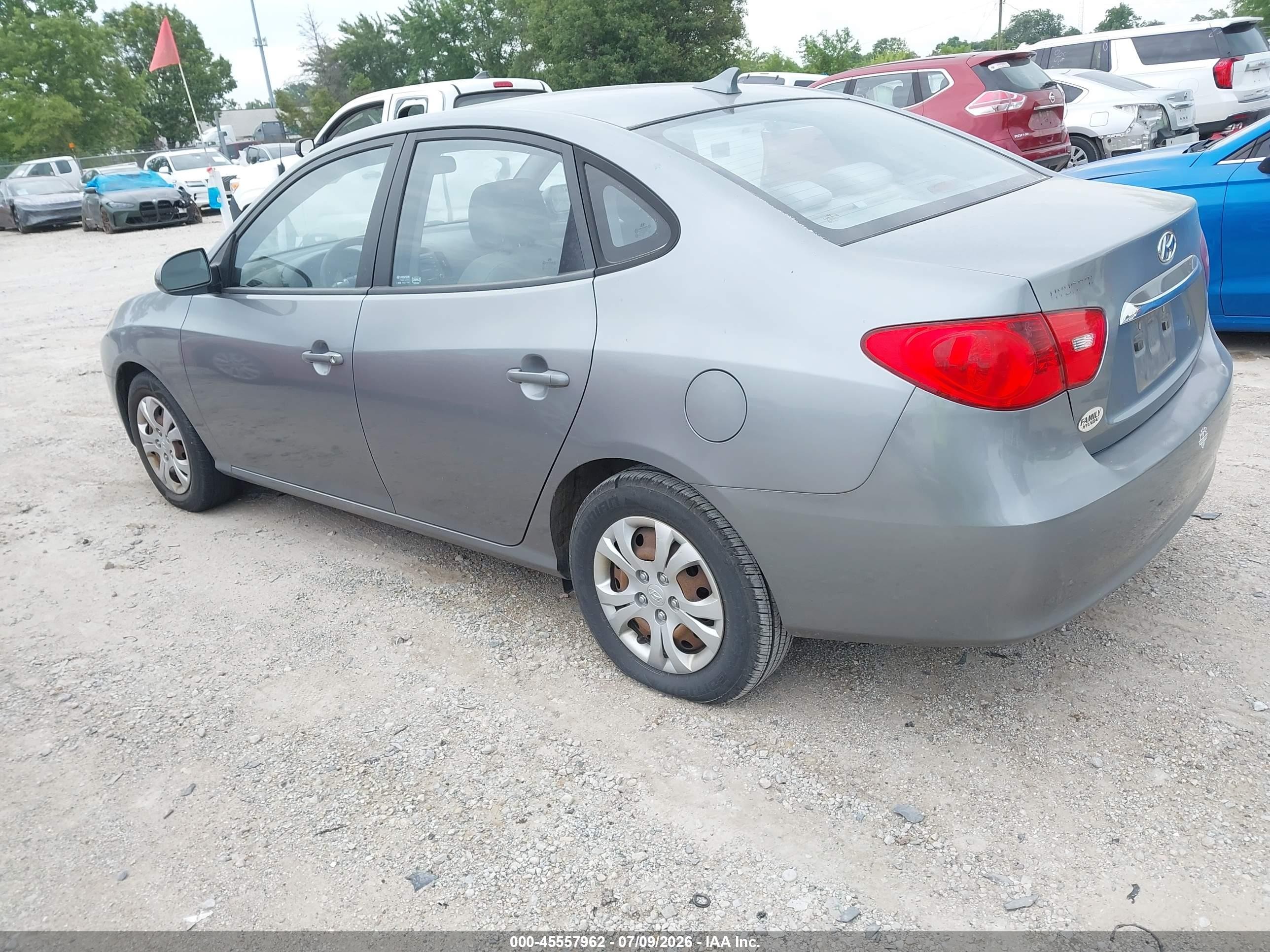 2010 Hyundai Elantra Gls Gray vin: KMHDU4AD0AU136889