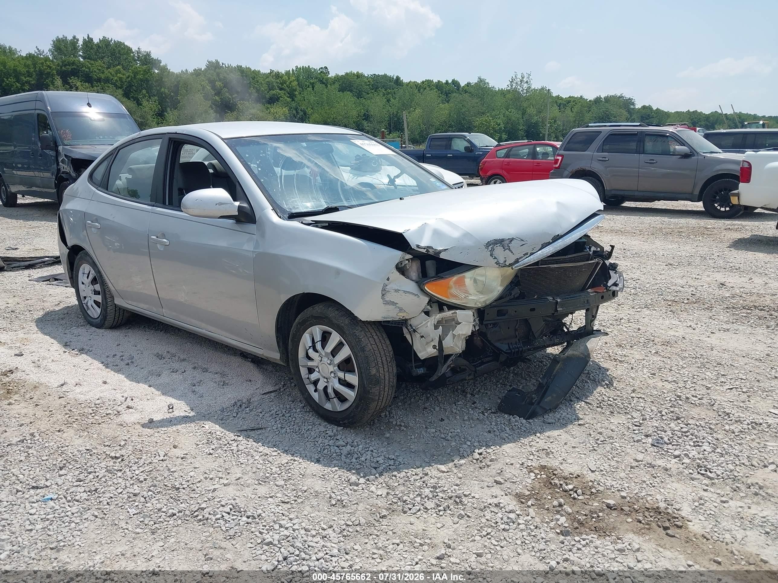 2010 Hyundai Elantra Gls Серебряный vin: KMHDU4AD0AU141350