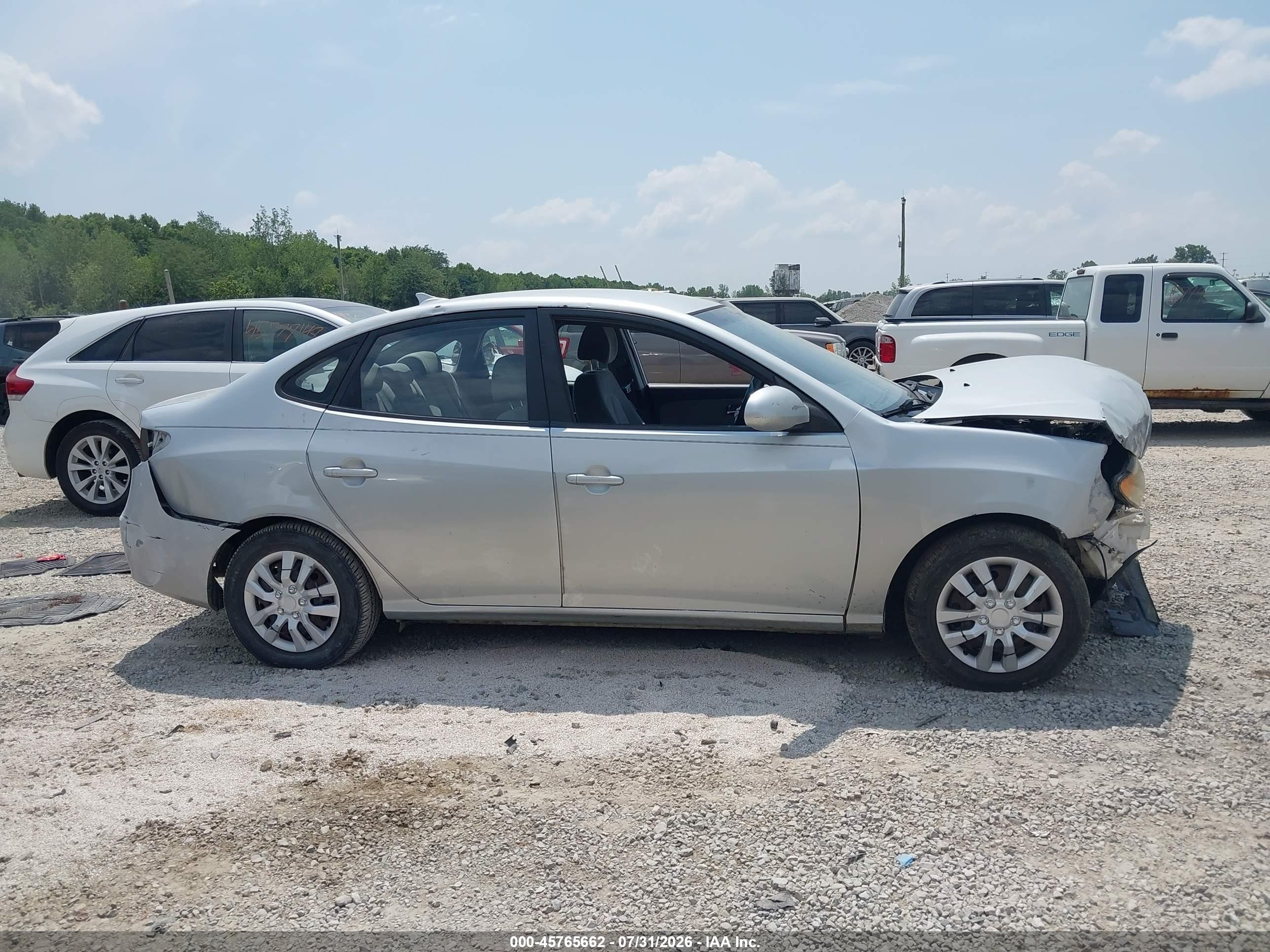 2010 Hyundai Elantra Gls Серебряный vin: KMHDU4AD0AU141350