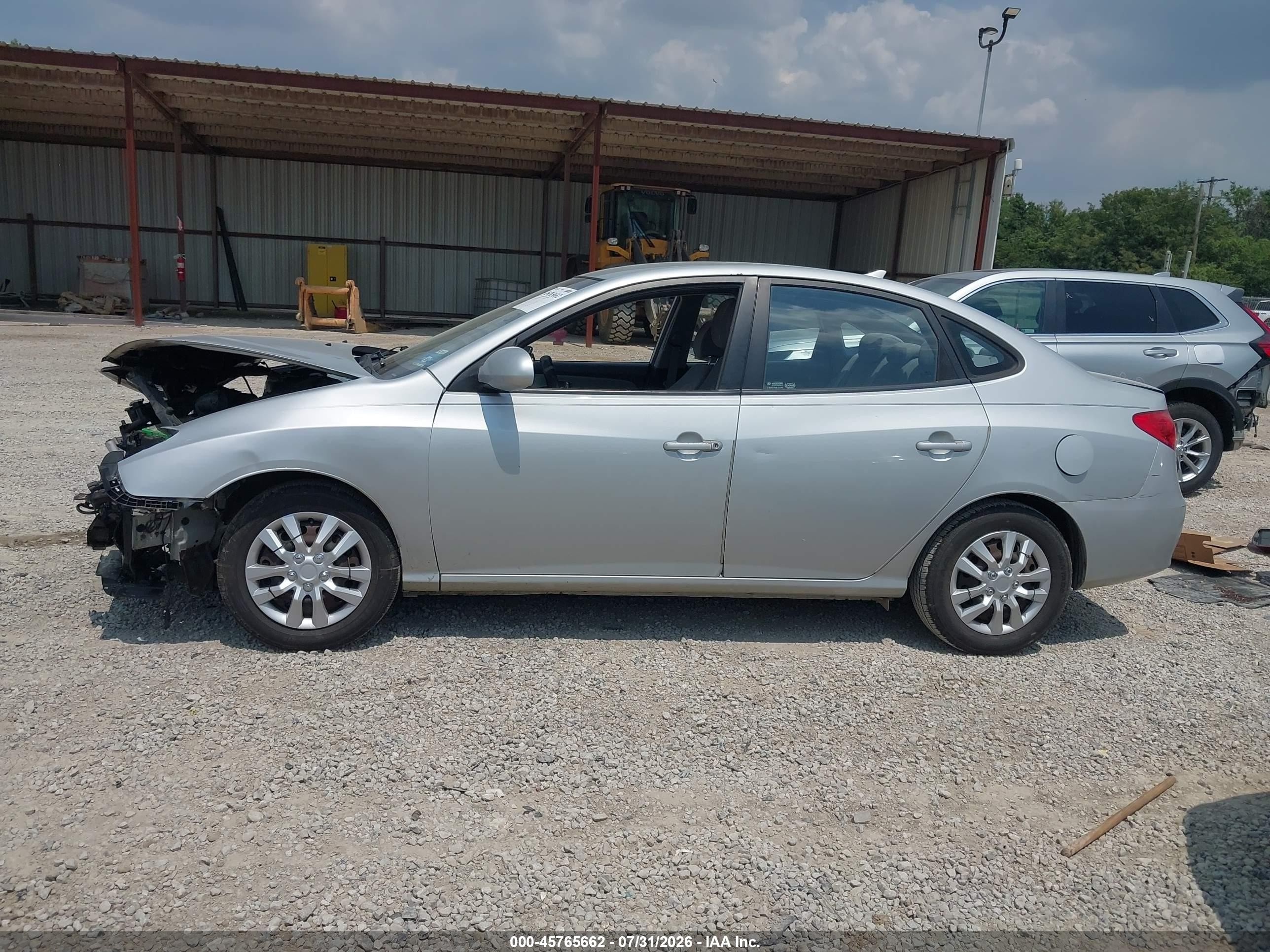 2010 Hyundai Elantra Gls Серебряный vin: KMHDU4AD0AU141350