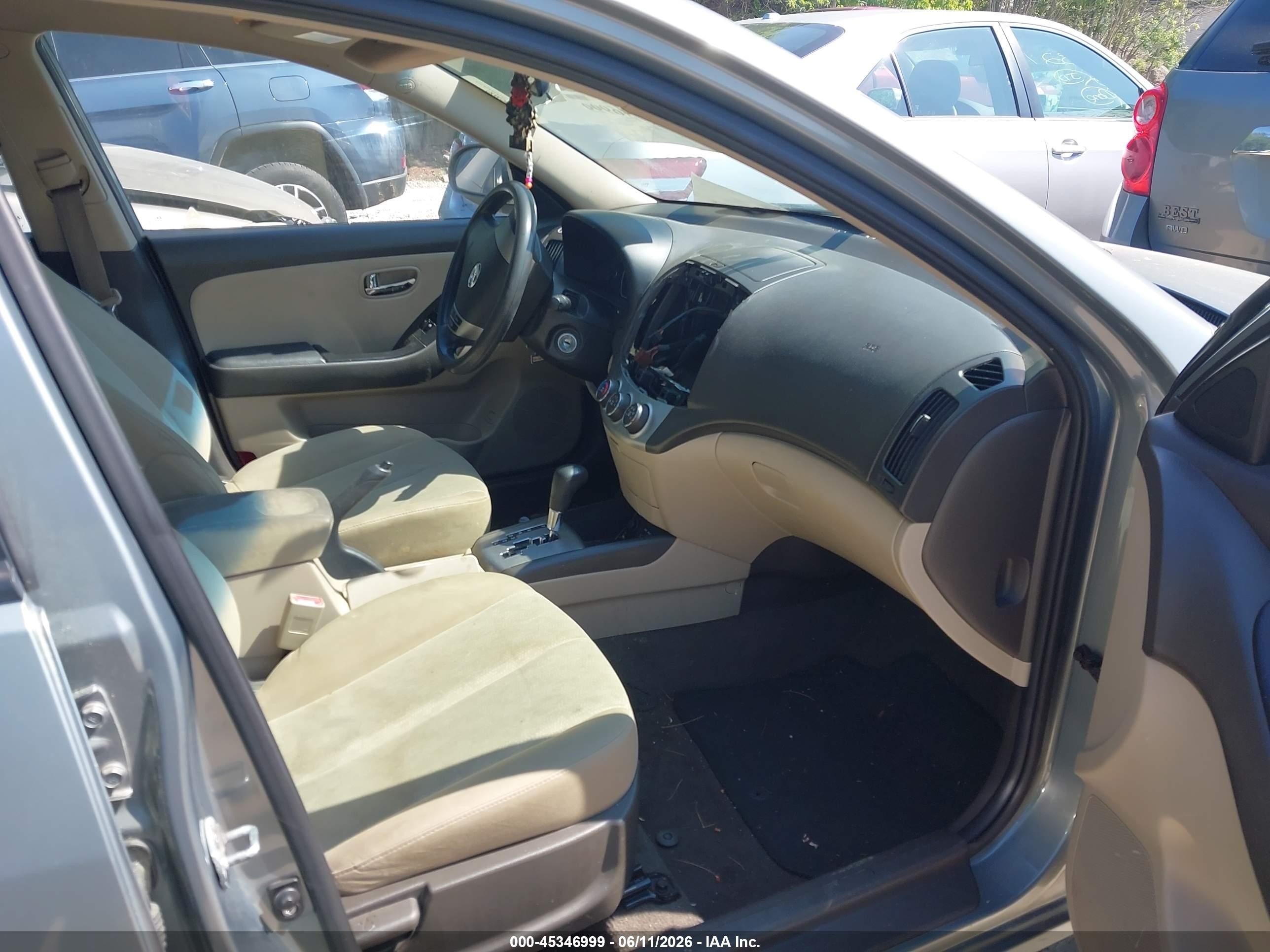 2010 Hyundai Elantra Gls Gray vin: KMHDU4AD0AU150615
