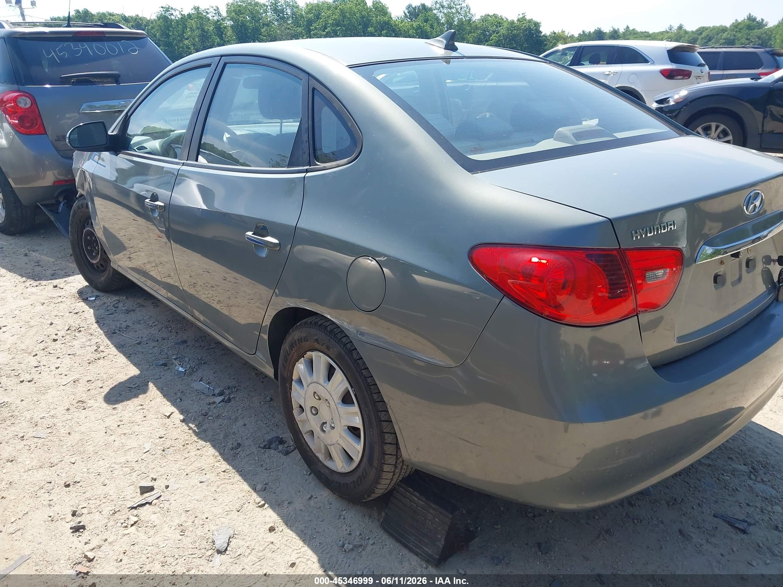 2010 Hyundai Elantra Gls Gray vin: KMHDU4AD0AU150615