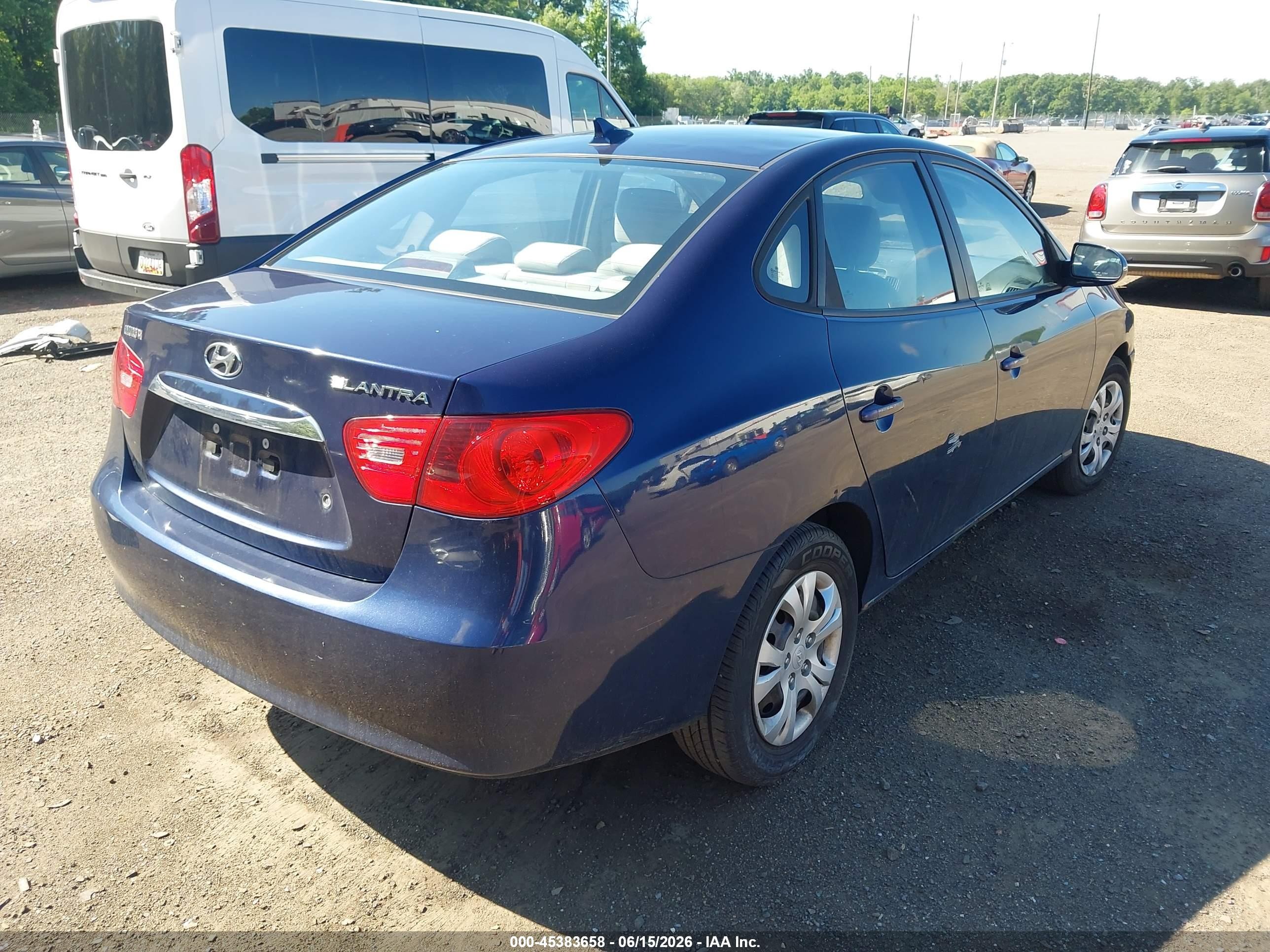 2010 Hyundai Elantra Gls Blue vin: KMHDU4AD0AU160254