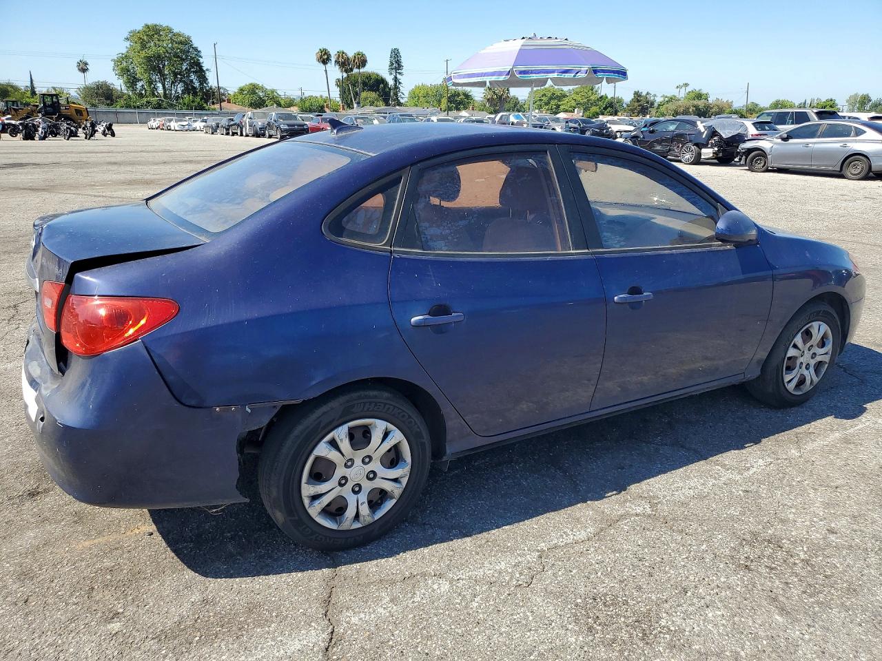 2010 Hyundai Elantra Gls Blue vin: KMHDU4AD0AU180925
