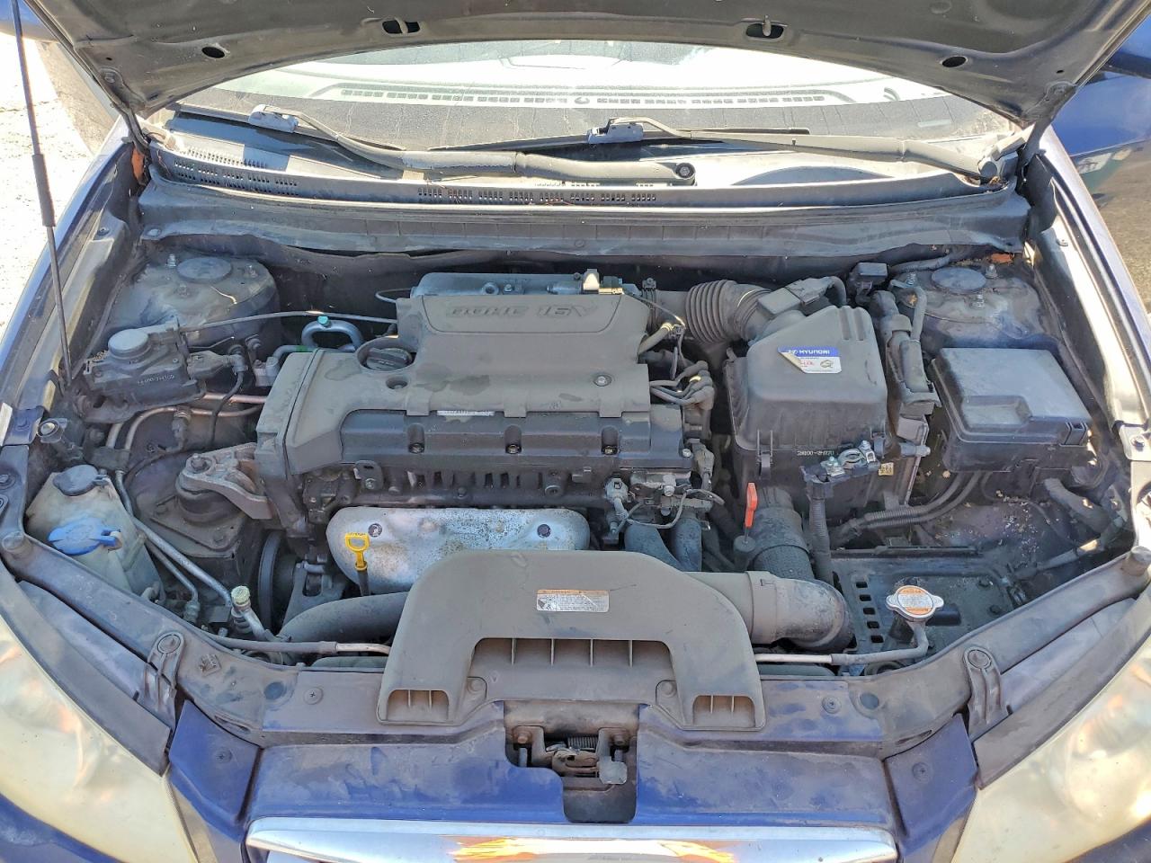 2010 Hyundai Elantra Gls Blue vin: KMHDU4AD0AU180925