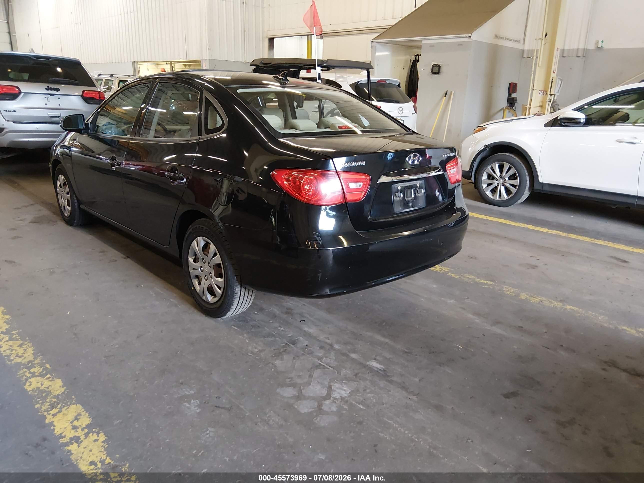 2010 Hyundai Elantra Gls Black vin: KMHDU4AD0AU182612