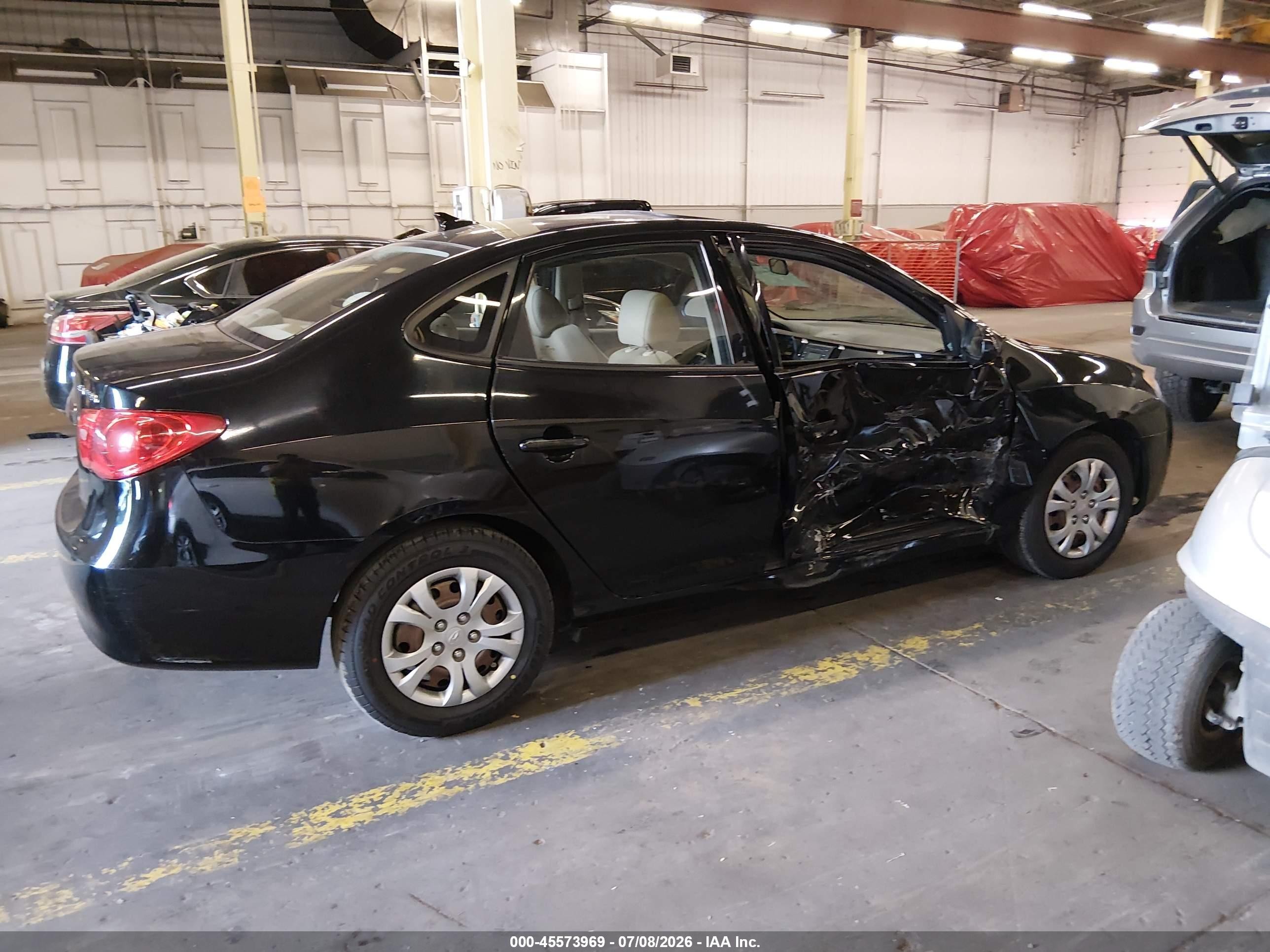 2010 Hyundai Elantra Gls Black vin: KMHDU4AD0AU182612