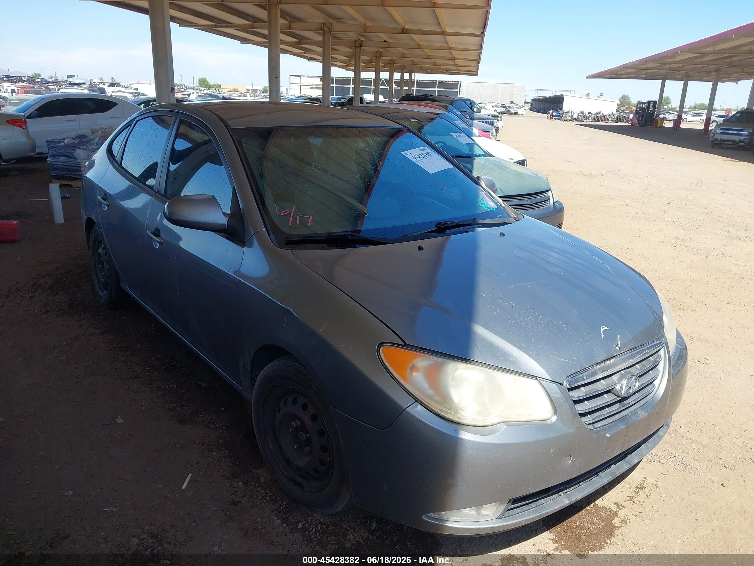 2010 Hyundai Elantra Gls Gray vin: KMHDU4AD0AU184814