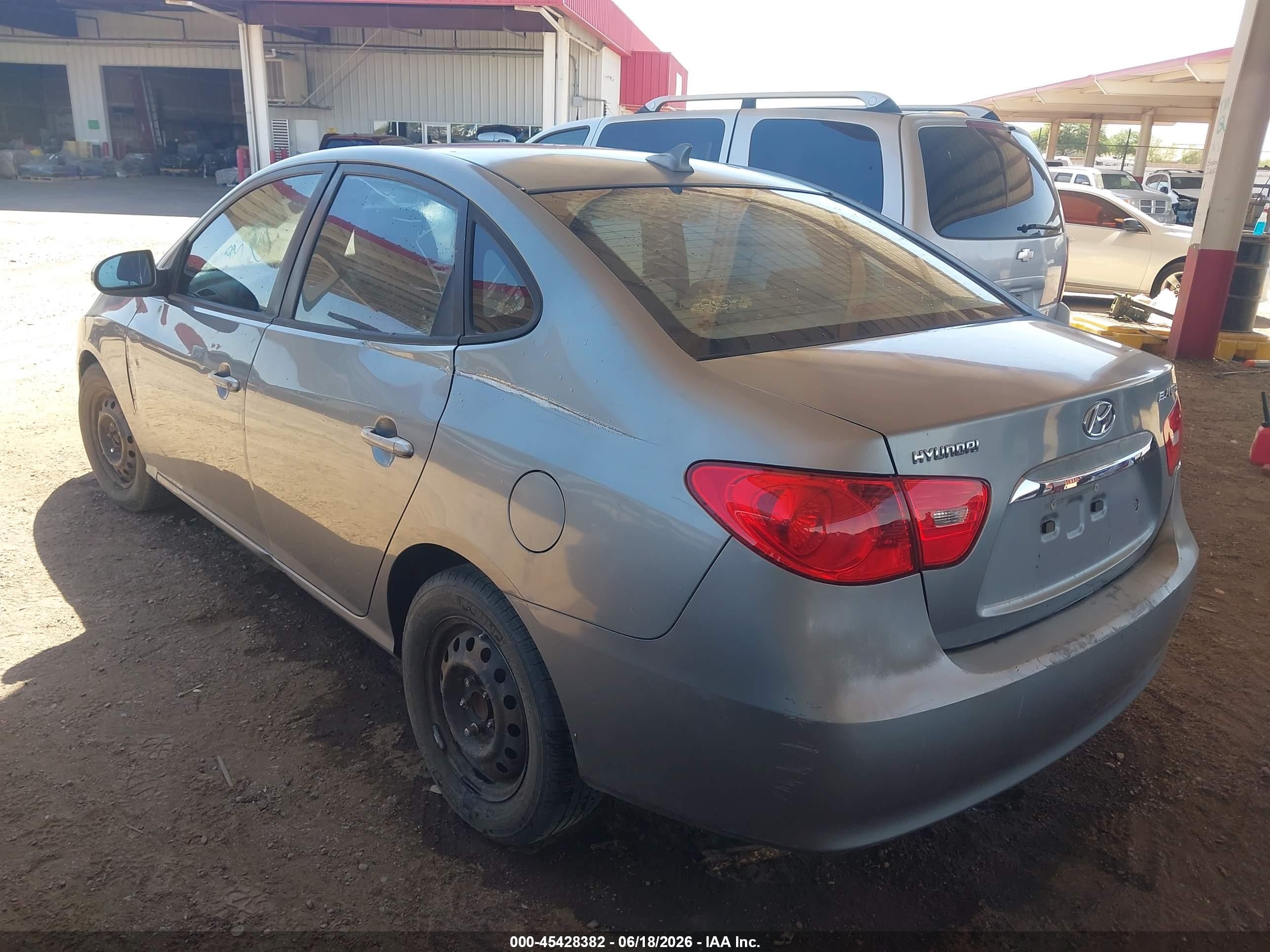 2010 Hyundai Elantra Gls Gray vin: KMHDU4AD0AU184814