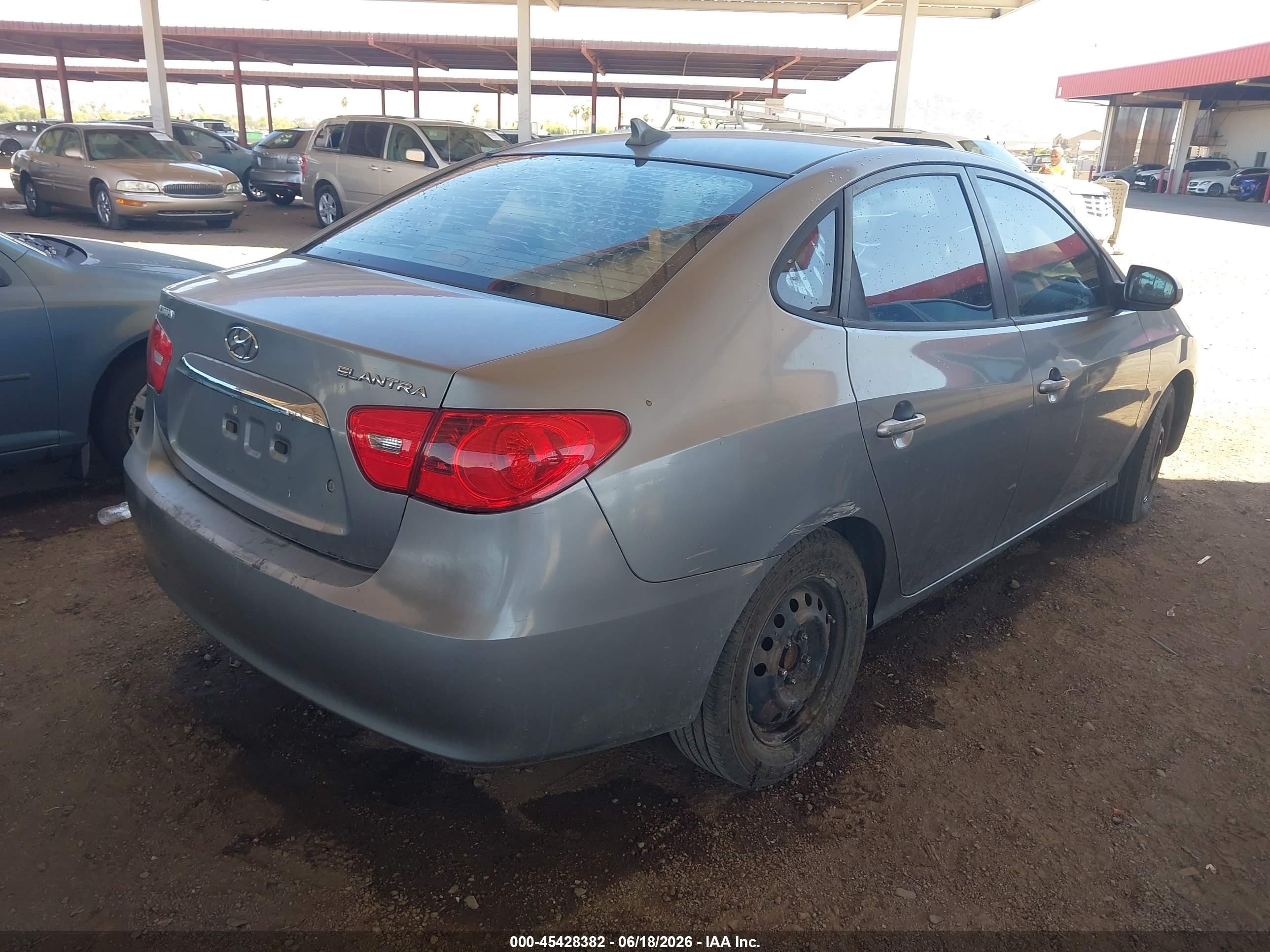 2010 Hyundai Elantra Gls Gray vin: KMHDU4AD0AU184814