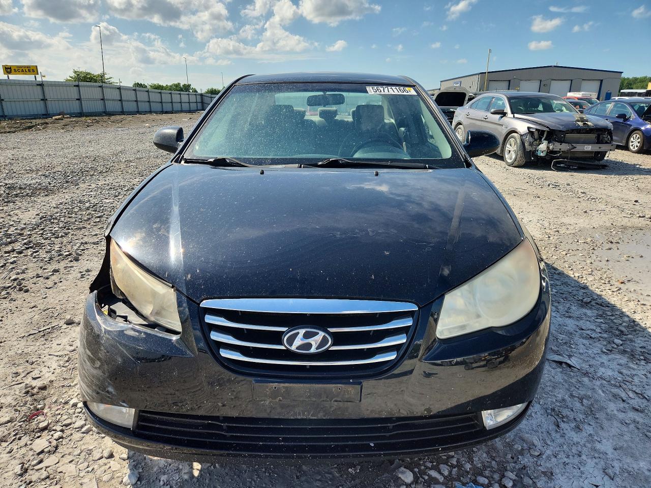 2010 Hyundai Elantra Gls Black vin: KMHDU4AD0AU190418