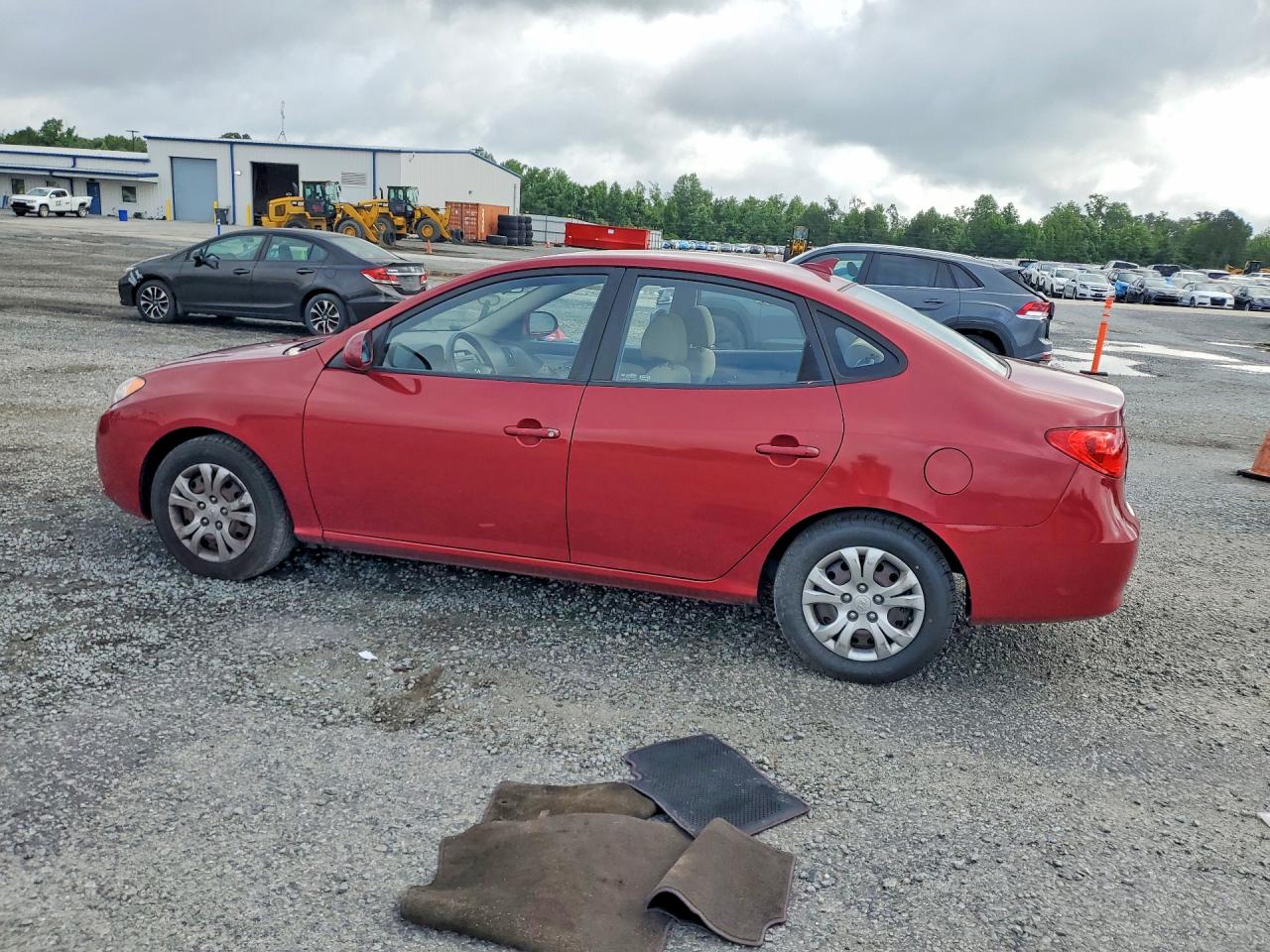 2010 Hyundai Elantra Gls Burgundy vin: KMHDU4AD0AU197658