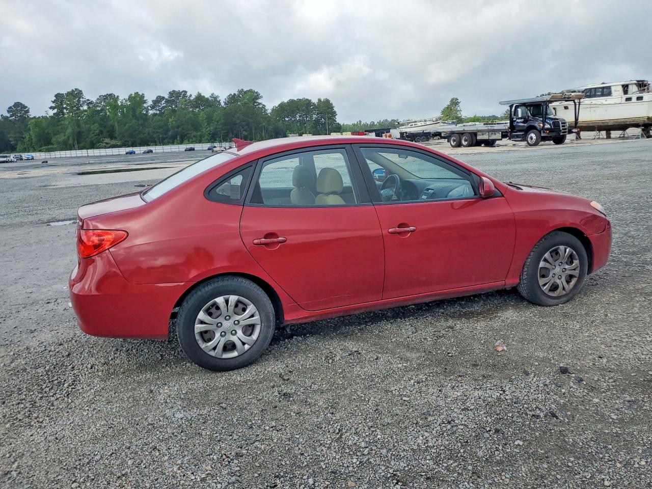 2010 Hyundai Elantra Gls Burgundy vin: KMHDU4AD0AU197658