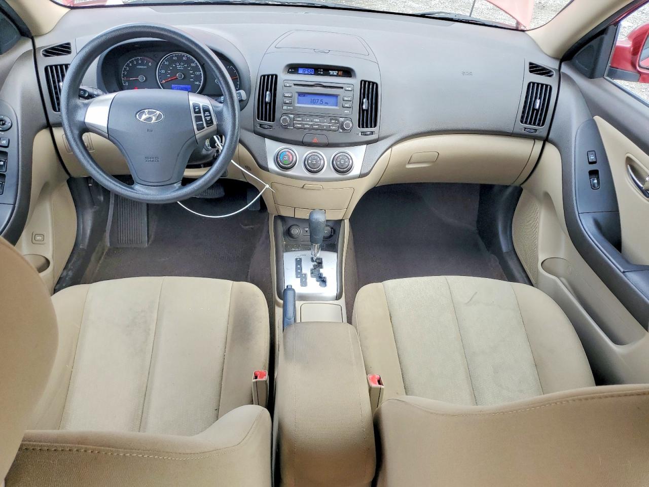 2010 Hyundai Elantra Gls Burgundy vin: KMHDU4AD0AU197658