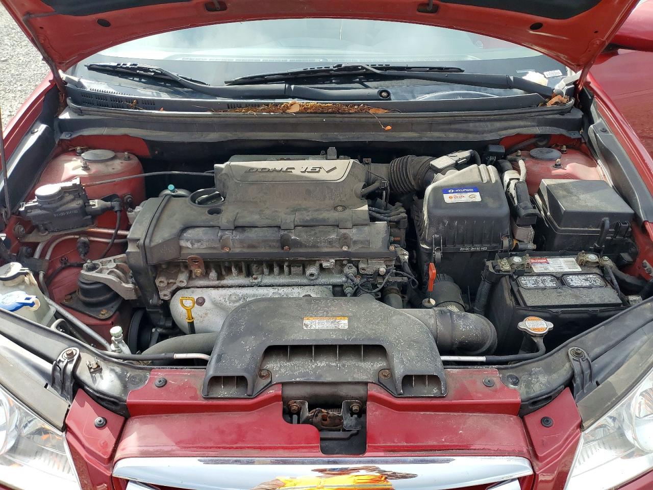 2010 Hyundai Elantra Gls Burgundy vin: KMHDU4AD0AU197658