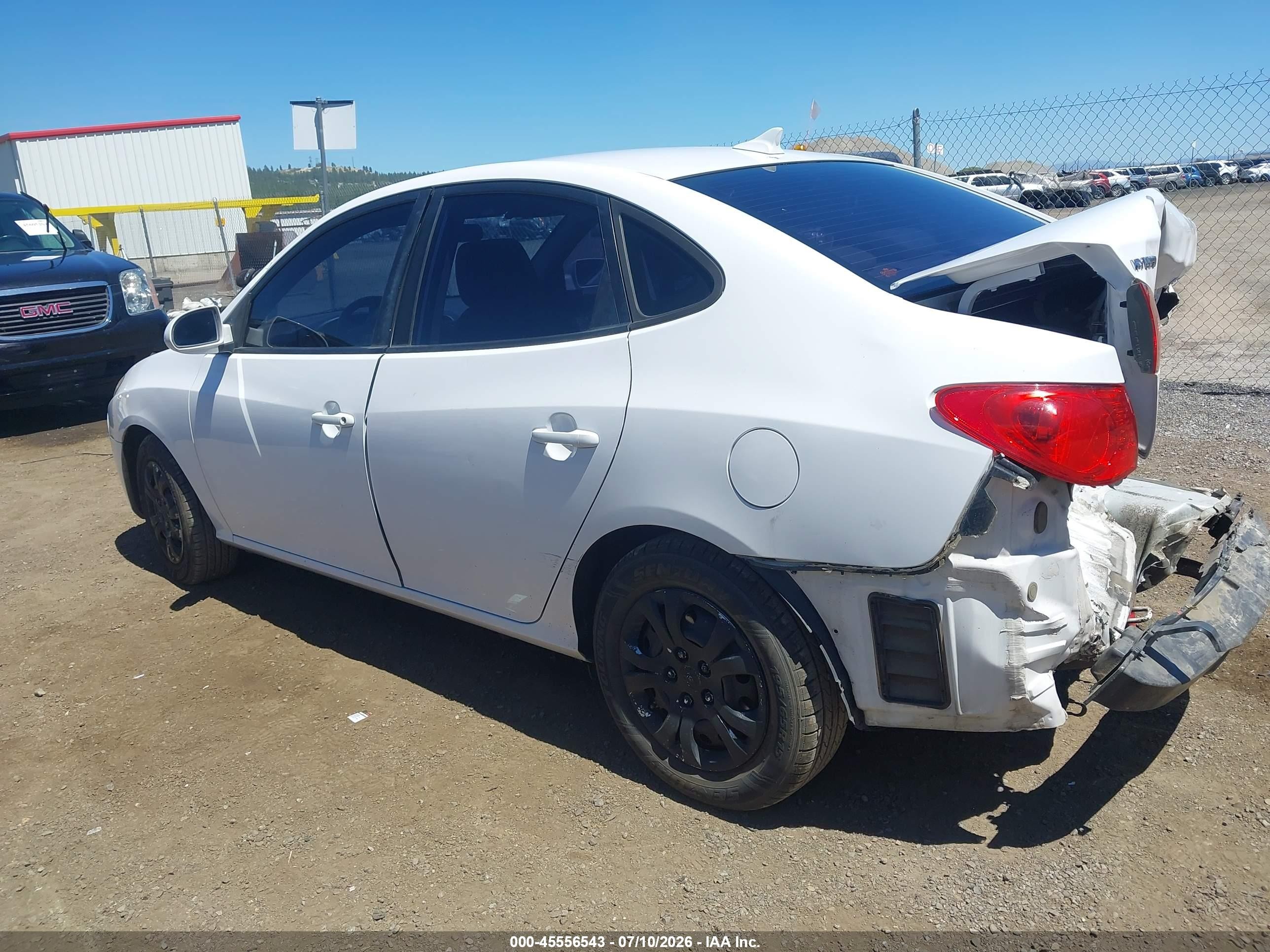 2010 Hyundai Elantra Gls White vin: KMHDU4AD0AU198681