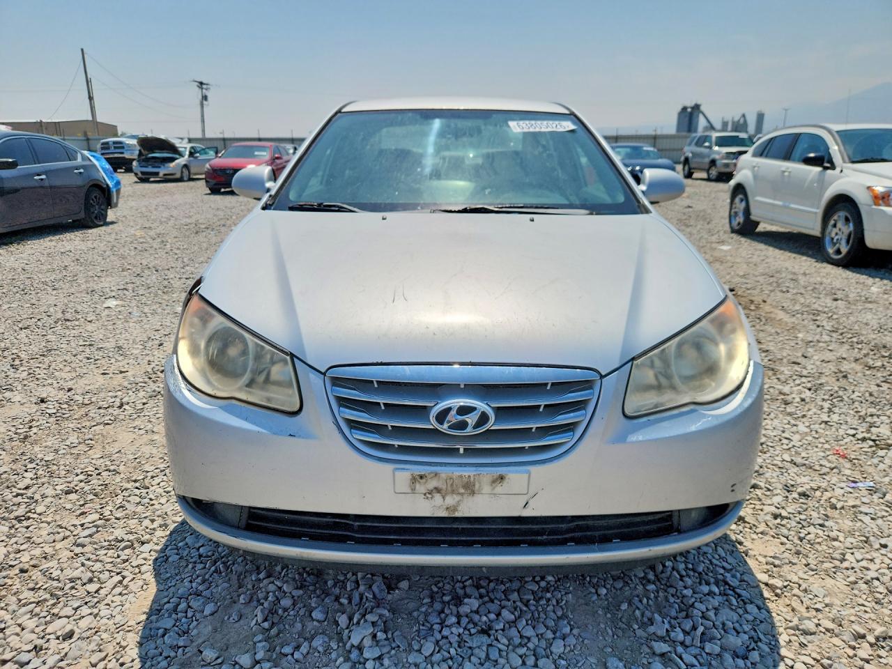 2010 Hyundai Elantra Blue Silver vin: KMHDU4AD0AU831552