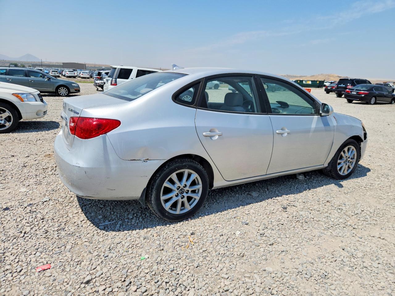 2010 Hyundai Elantra Blue Silver vin: KMHDU4AD0AU831552