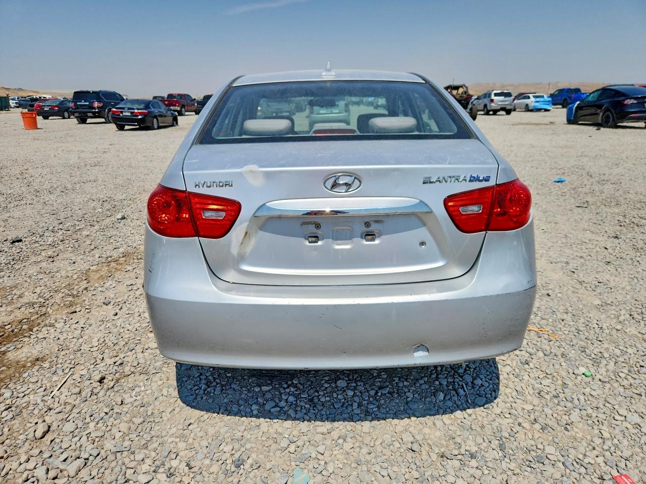 2010 Hyundai Elantra Blue Silver vin: KMHDU4AD0AU831552